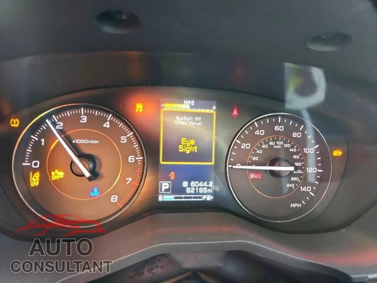 2019 SUBARU CROSSTREK Damaged VIN JF2GTAEC1K8232241 – trunk area 2019 SUBARU CROSSTREK Damaged VIN JF2GTAEC1K8232241 – trunk area