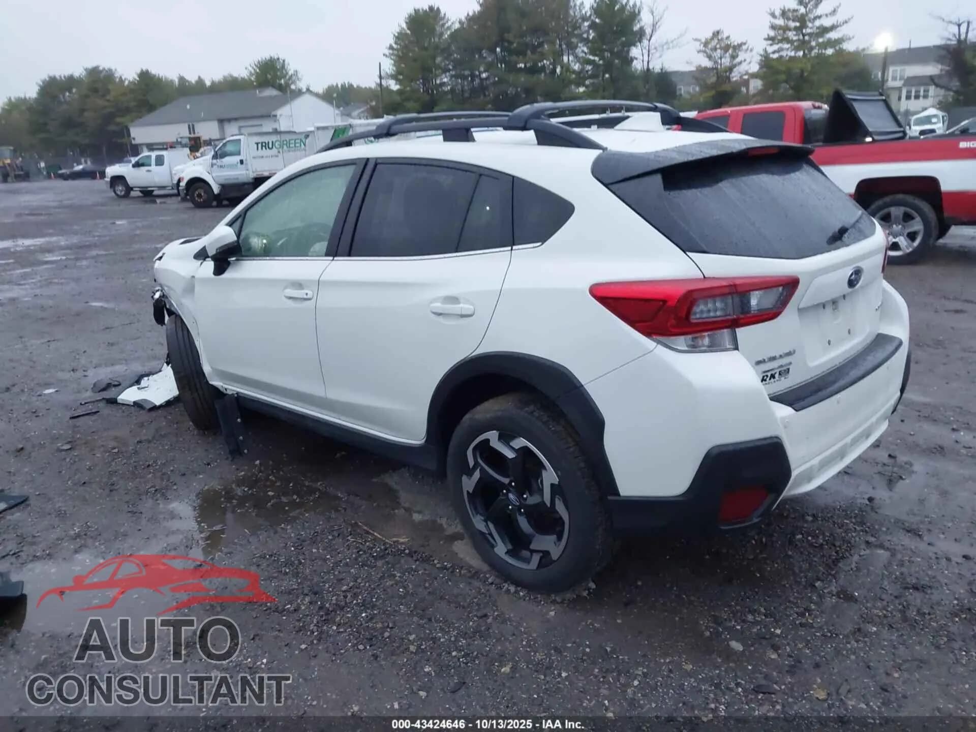 2022 SUBARU CROSSTREK Damaged VIN JF2GTHNC6N8283005 – side profile 2022 SUBARU CROSSTREK Damaged VIN JF2GTHNC6N8283005 – side profile