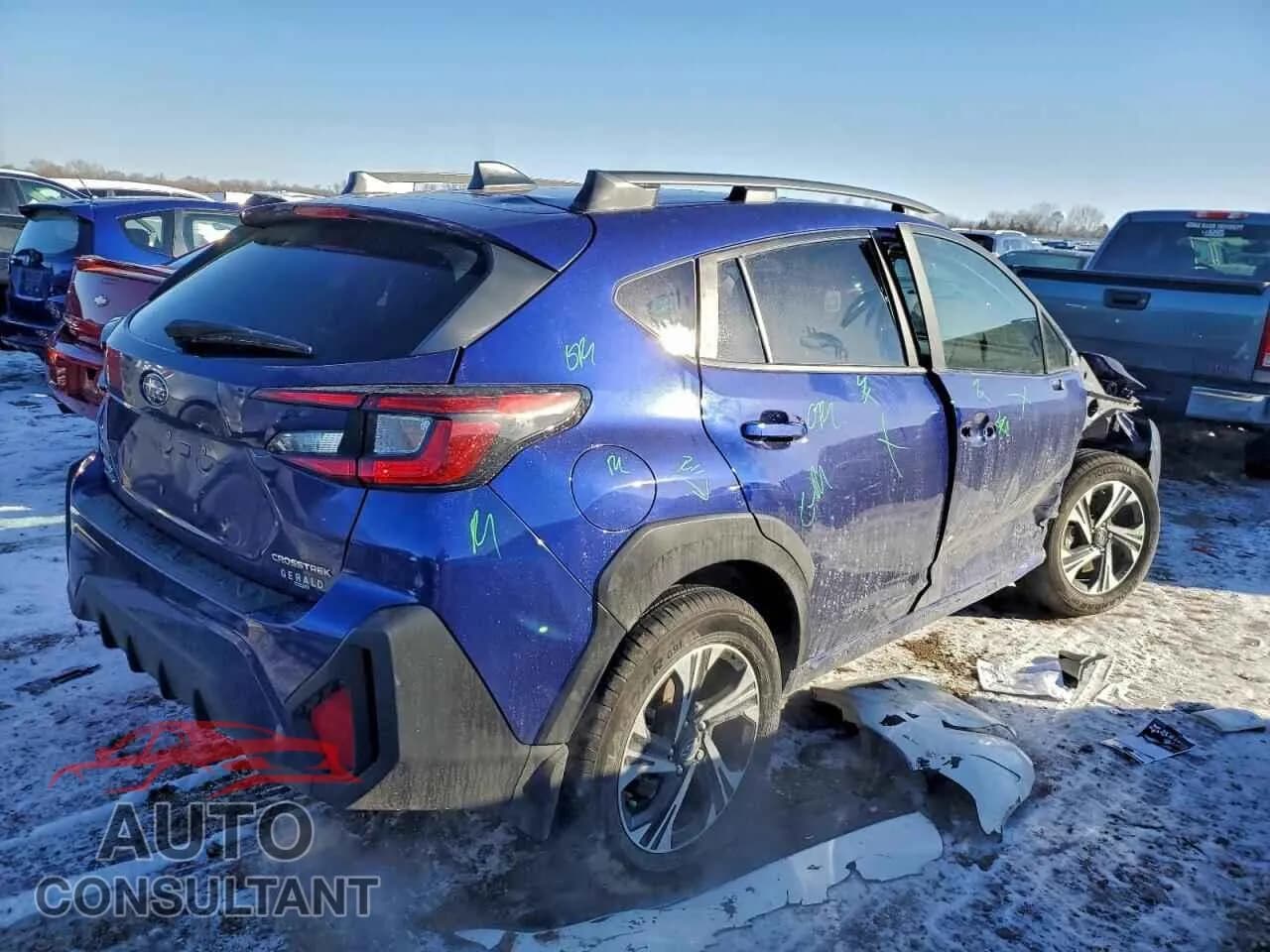 2024 SUBARU CROSSTREK Damaged VIN JF2GUADC9RH912798 – side profile 2024 SUBARU CROSSTREK Damaged VIN JF2GUADC9RH912798 – side profile