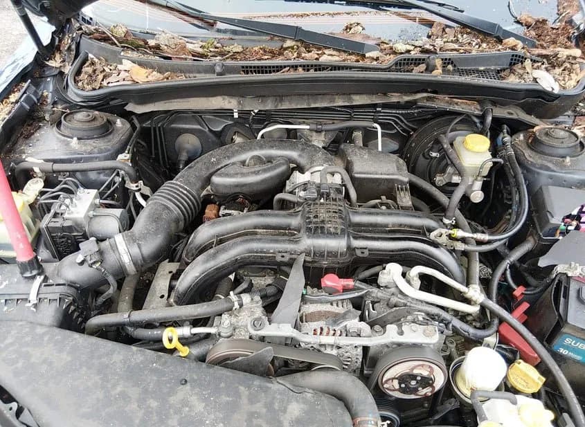 2012 SUBARU Forester Used VIN JF2SHADC8CH465239 – engine bay 2012 SUBARU Forester Used VIN JF2SHADC8CH465239 – engine bay