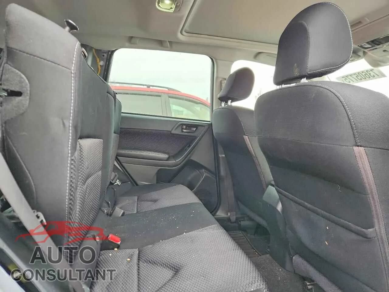 2018 SUBARU FORESTER Damaged VIN JF2SJAGC2JH499416 – odometer reading 2018 SUBARU FORESTER Damaged VIN JF2SJAGC2JH499416 – odometer reading