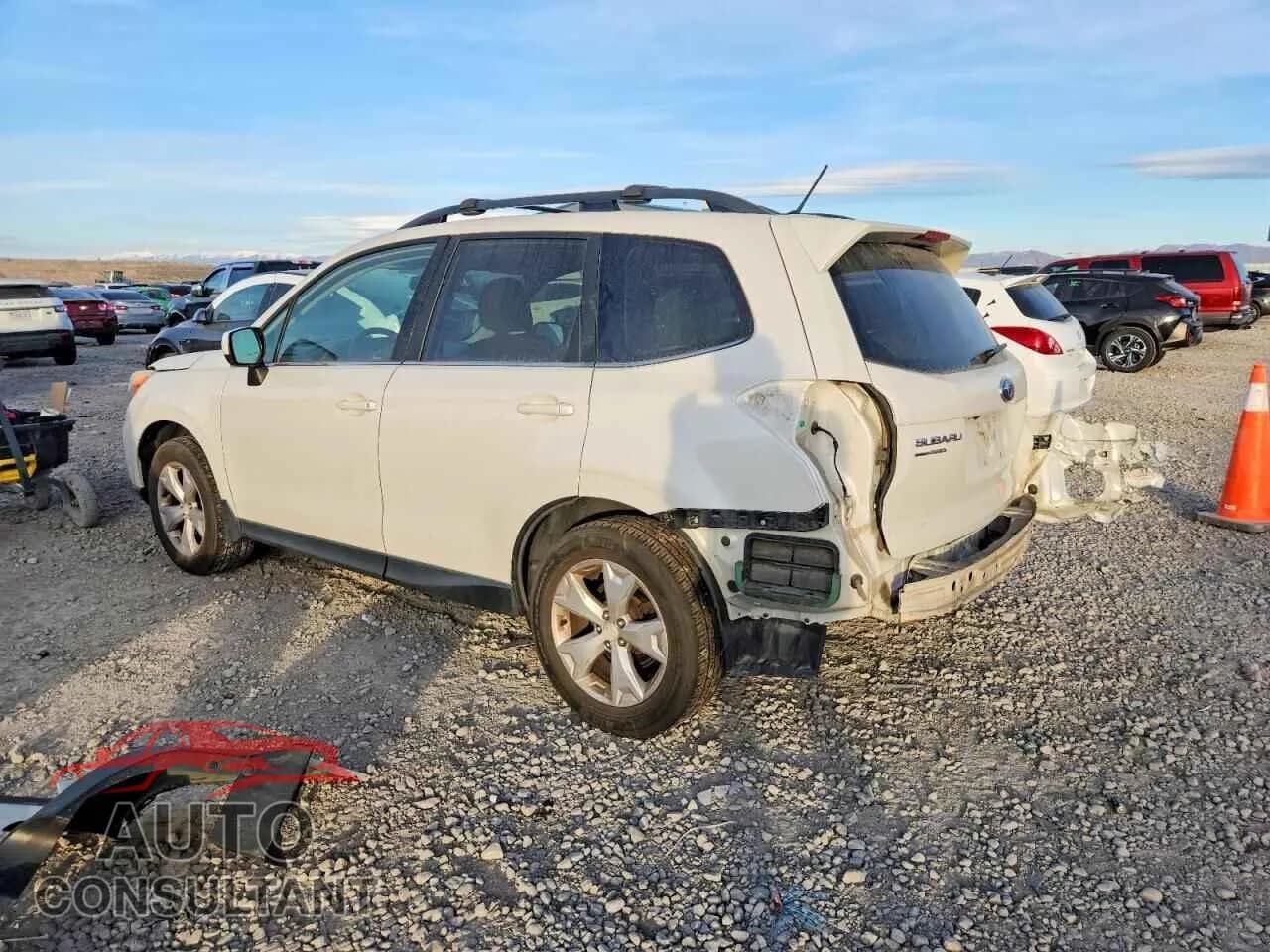 2015 SUBARU FORESTER Damaged VIN JF2SJAHC9FH488466 – rear exterior 2015 SUBARU FORESTER Damaged VIN JF2SJAHC9FH488466 – rear exterior