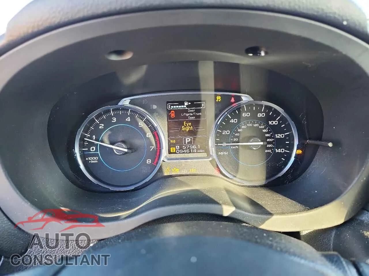 2017 SUBARU FORESTER Damaged VIN JF2SJAWC0HH577543 – trunk area 2017 SUBARU FORESTER Damaged VIN JF2SJAWC0HH577543 – trunk area