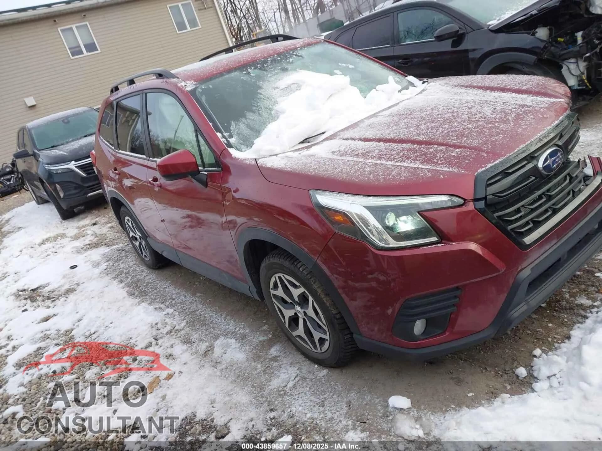 2023 SUBARU FORESTER Damaged VIN JF2SKAEC9PH514082 – front exterior 2023 SUBARU FORESTER Damaged VIN JF2SKAEC9PH514082 – front exterior