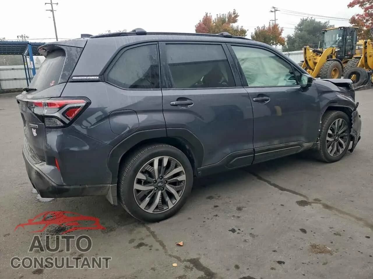2025 SUBARU FORESTER Damaged VIN JF2SLDTC1SH493304 – side profile 2025 SUBARU FORESTER Damaged VIN JF2SLDTC1SH493304 – side profile