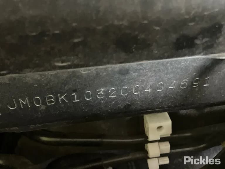 2008 Mazda 3 Used VIN JM0BK103200404691 – trunk area 2008 Mazda 3 Used VIN JM0BK103200404691 – trunk area