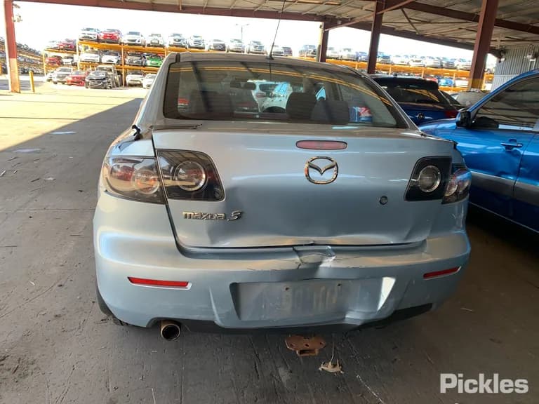 2007 Mazda 3 Used VIN JM0BK10F200342267 – rear exterior 2007 Mazda 3 Used VIN JM0BK10F200342267 – rear exterior
