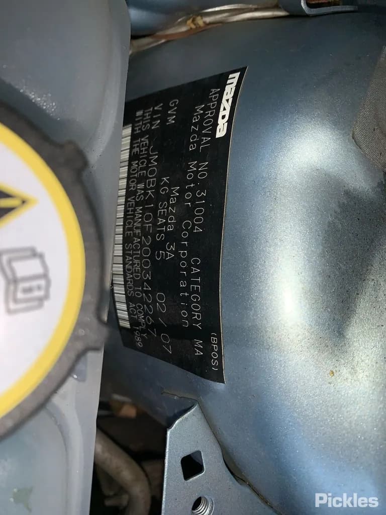 2007 Mazda 3 Used VIN JM0BK10F200342267 – photo 26 2007 Mazda 3 Used VIN JM0BK10F200342267 – photo 26