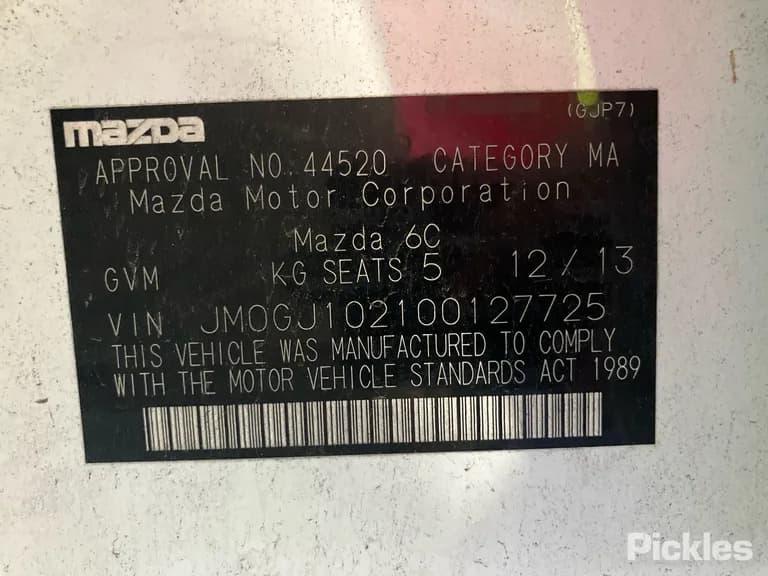 2013 Mazda 6 Used VIN JM0GJ102100127725 – photo 11 2013 Mazda 6 Used VIN JM0GJ102100127725 – photo 11