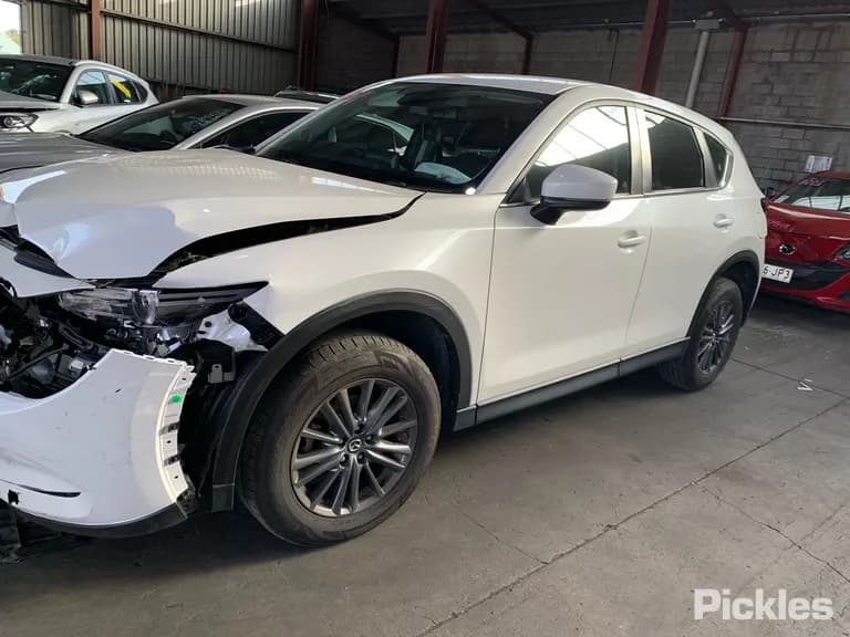 2021 Mazda CX-5 Used VIN JM0KF2W7A00667096 – rear exterior 2021 Mazda CX-5 Used VIN JM0KF2W7A00667096 – rear exterior