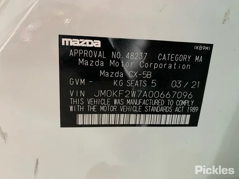 2021 Mazda CX-5 Used VIN JM0KF2W7A00667096 – photo 17 2021 Mazda CX-5 Used VIN JM0KF2W7A00667096 – photo 17