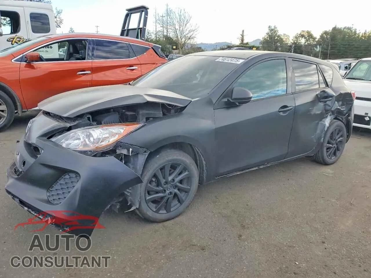 2012 MAZDA 3 Damaged VIN JM1BL1L81C1647139 – front exterior 2012 MAZDA 3 Damaged VIN JM1BL1L81C1647139 – front exterior