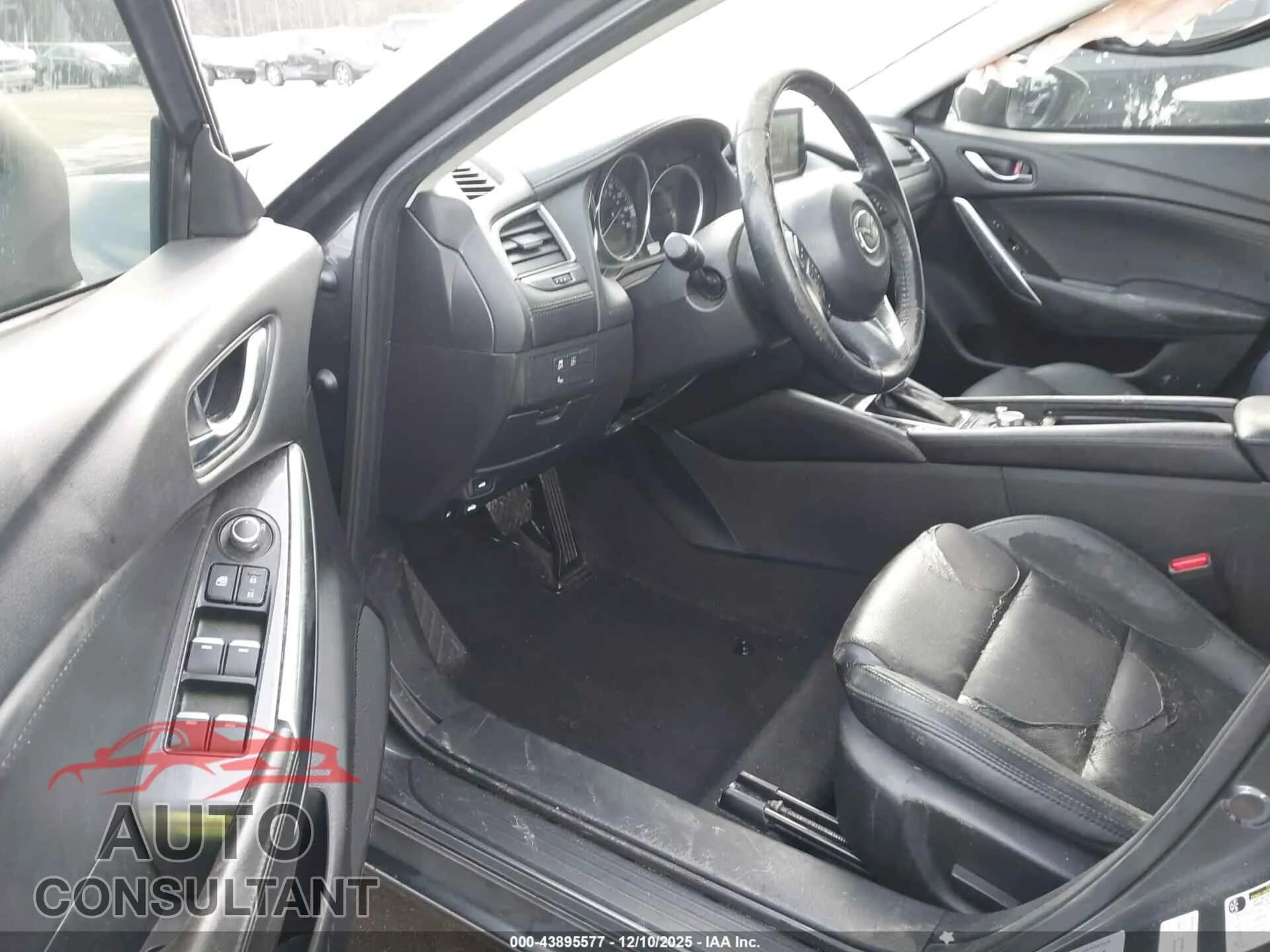 2016 MAZDA MAZDA6 Damaged VIN JM1GJ1V53G1466483 – interior seats 2016 MAZDA MAZDA6 Damaged VIN JM1GJ1V53G1466483 – interior seats