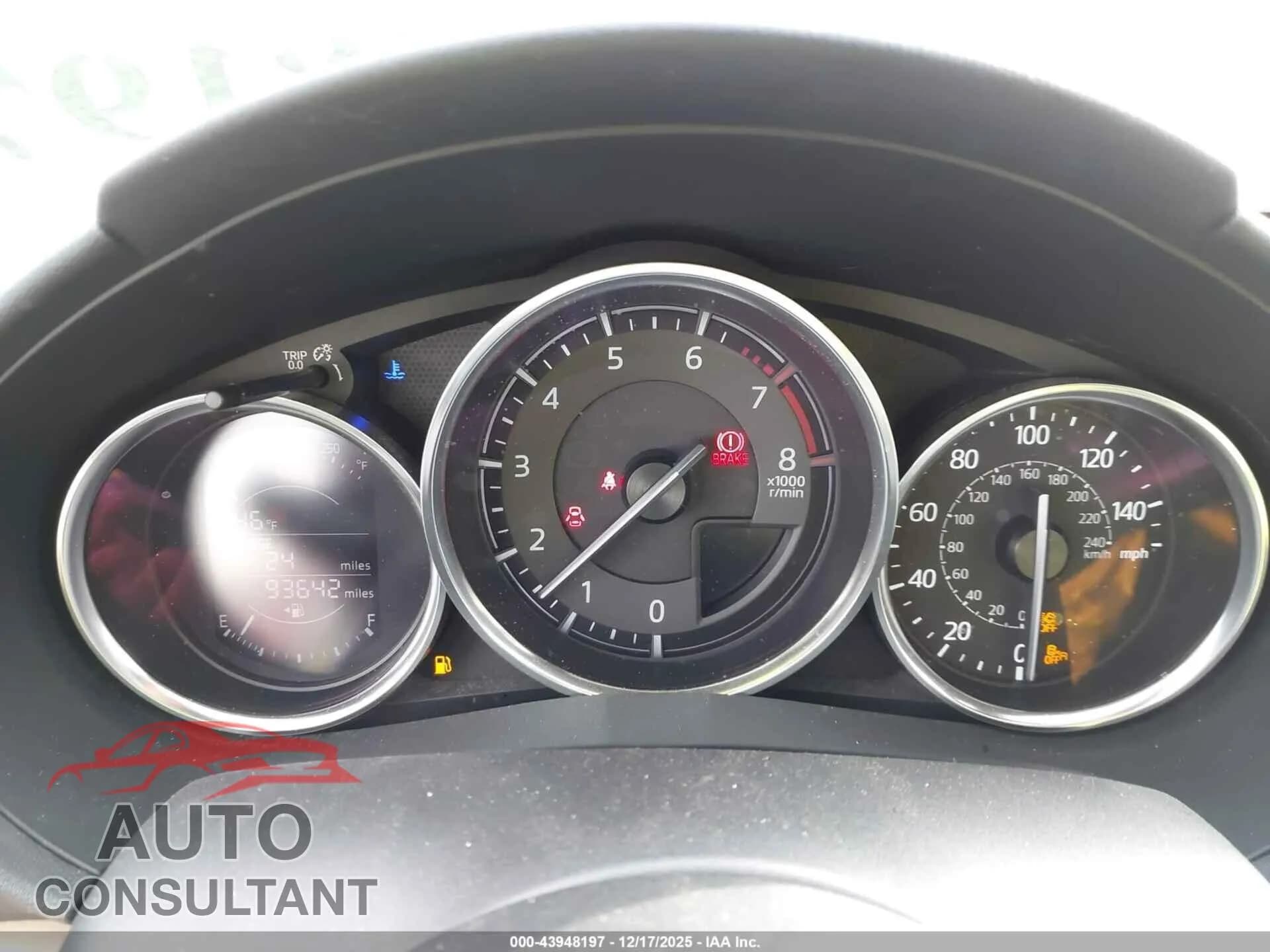 2016 MAZDA MX-5 MIATA Damaged VIN JM1NDAD77G0100856 – exterior detail 2016 MAZDA MX-5 MIATA Damaged VIN JM1NDAD77G0100856 – exterior detail