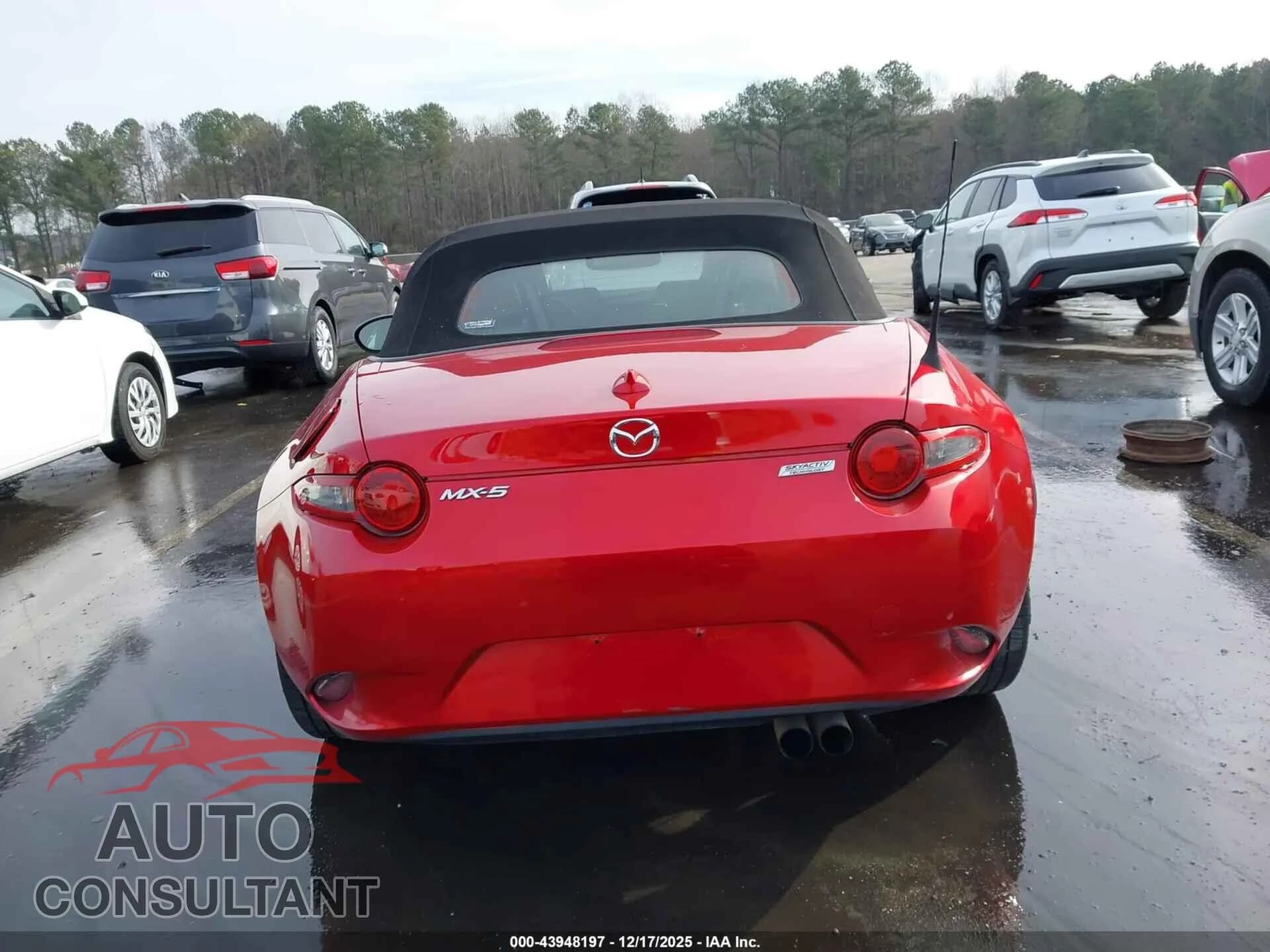 2016 MAZDA MX-5 MIATA Damaged VIN JM1NDAD77G0100856 – photo 16 2016 MAZDA MX-5 MIATA Damaged VIN JM1NDAD77G0100856 – photo 16