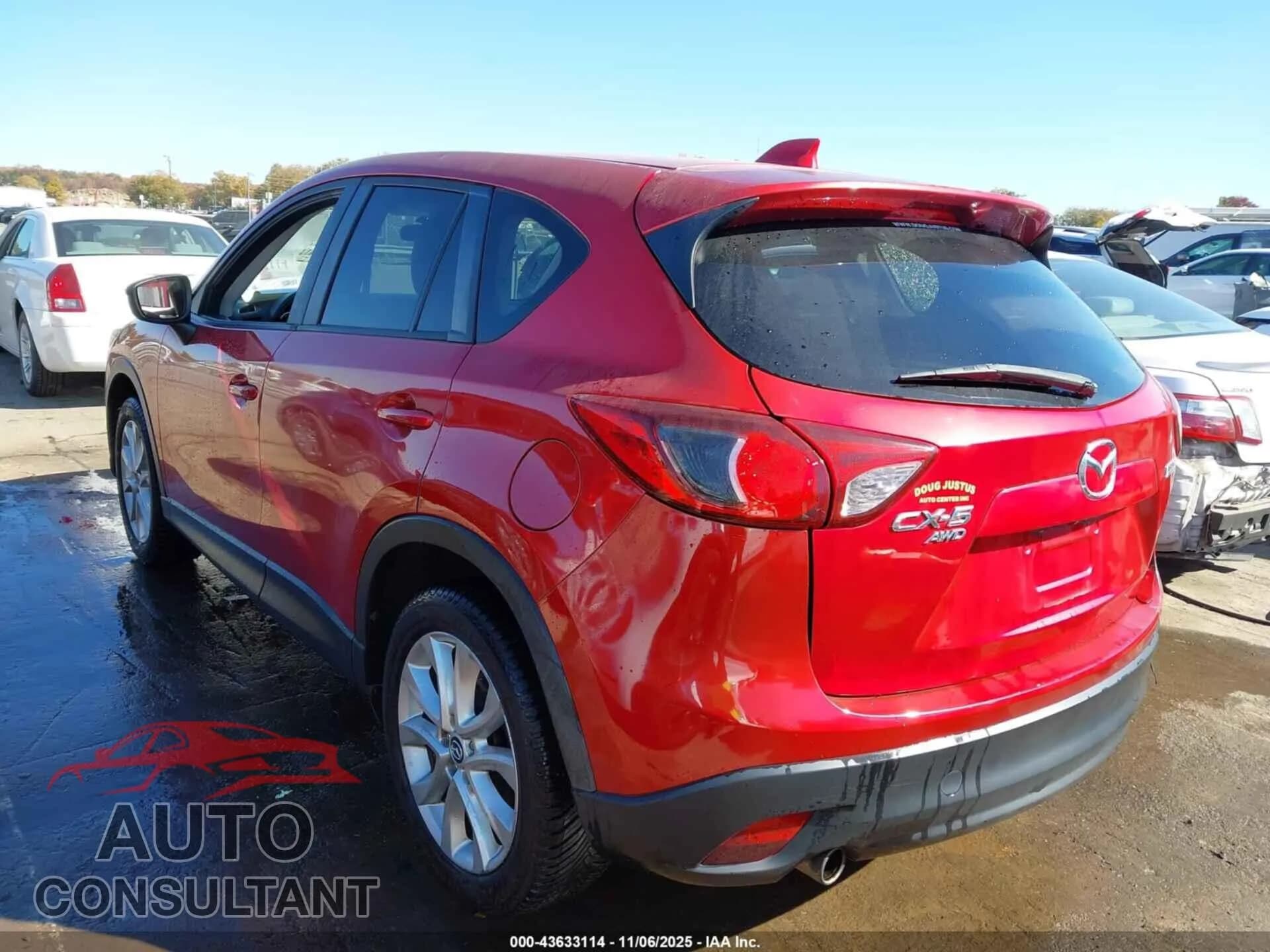 2015 MAZDA CX-5 Damaged VIN JM3KE4DYXF0490545 – side profile 2015 MAZDA CX-5 Damaged VIN JM3KE4DYXF0490545 – side profile