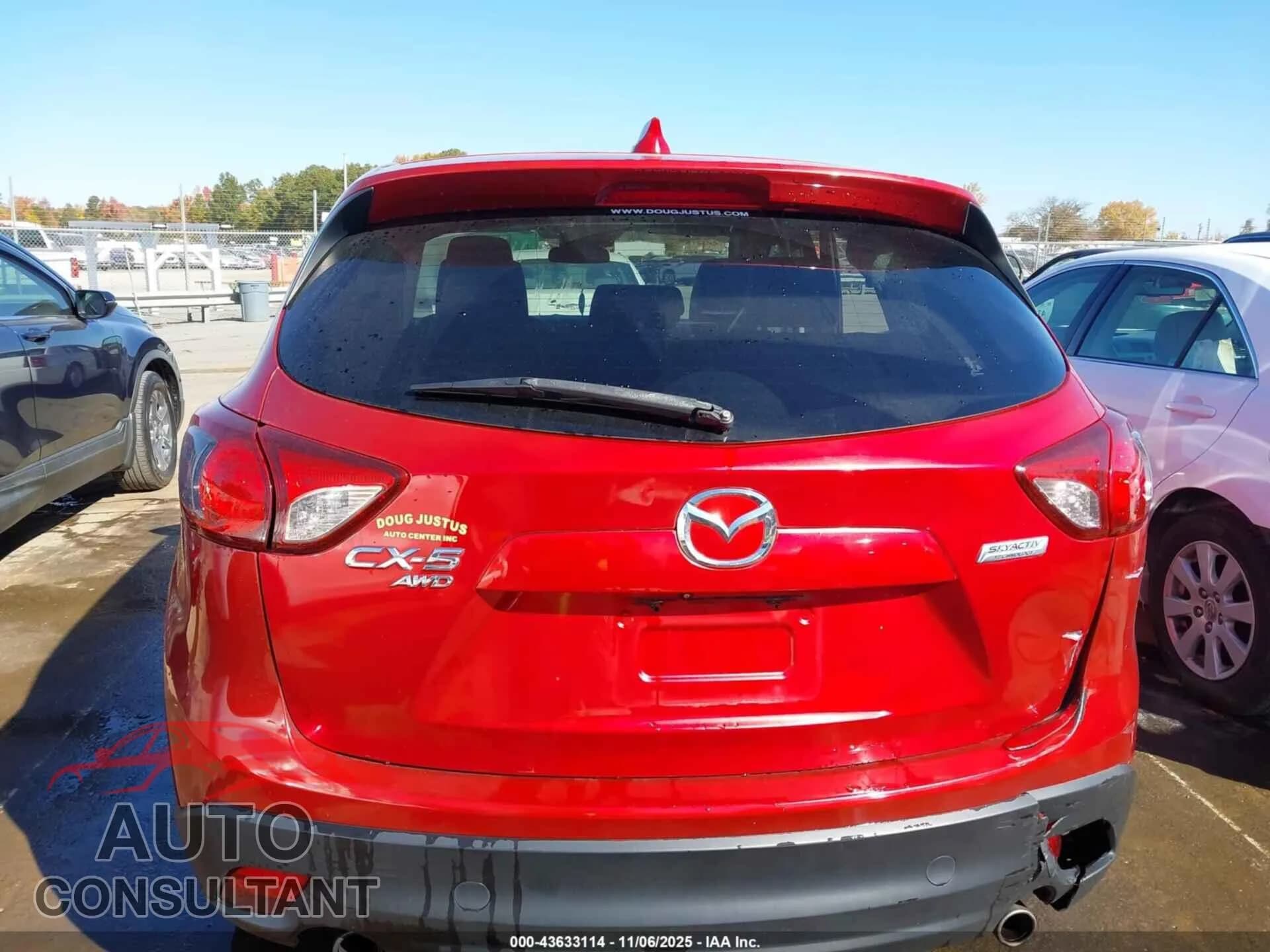 2015 MAZDA CX-5 Damaged VIN JM3KE4DYXF0490545 – photo 16 2015 MAZDA CX-5 Damaged VIN JM3KE4DYXF0490545 – photo 16