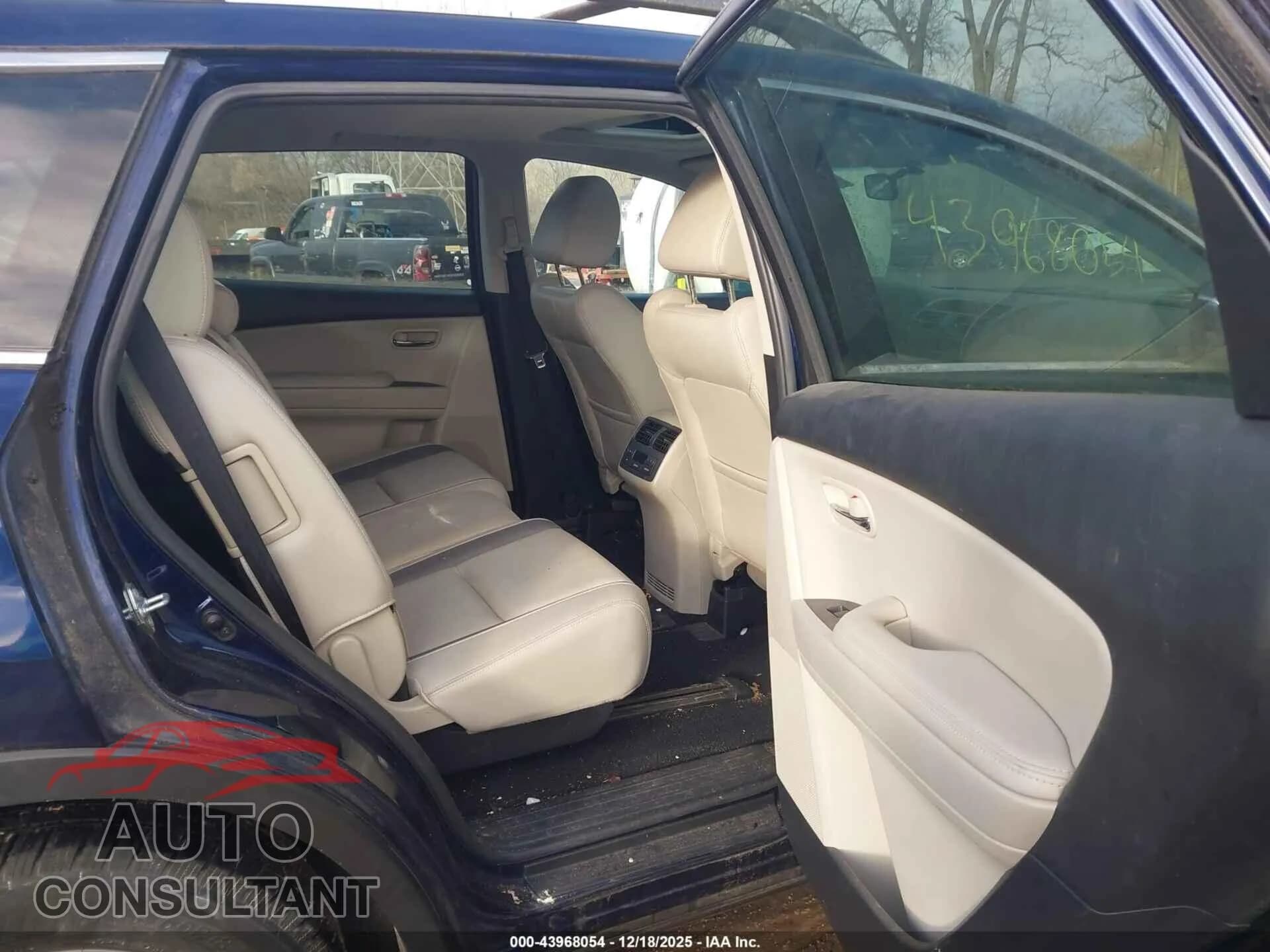 2012 MAZDA CX-9 Damaged VIN JM3TB3CA3C0352787 – undercarriage 2012 MAZDA CX-9 Damaged VIN JM3TB3CA3C0352787 – undercarriage