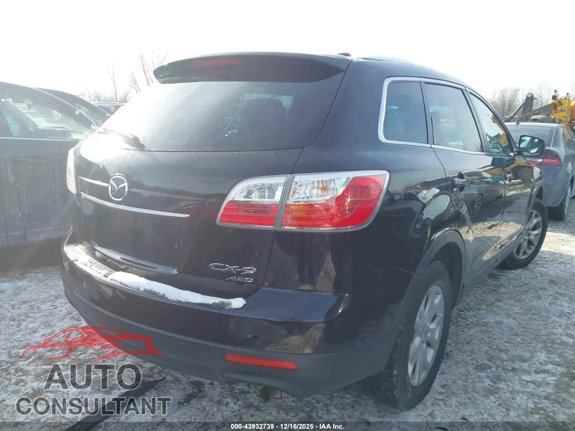 2012 MAZDA CX-9 Damaged VIN JM3TB3CA3C0368813 – dashboard 2012 MAZDA CX-9 Damaged VIN JM3TB3CA3C0368813 – dashboard
