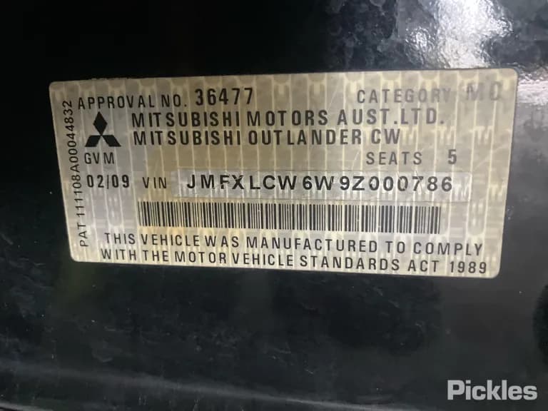 2009 Mitsubishi Outlander Used VIN JMFXLCW6W9Z000786 – photo 15 2009 Mitsubishi Outlander Used VIN JMFXLCW6W9Z000786 – photo 15
