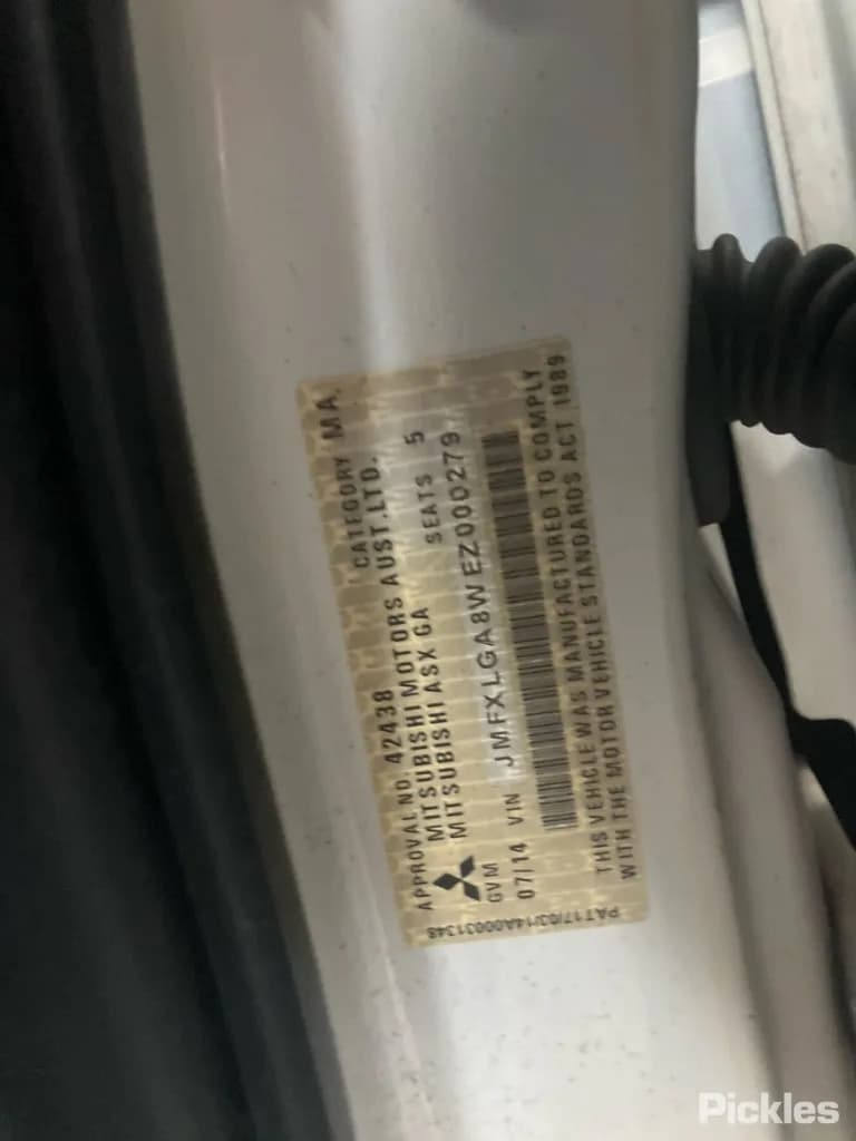 2014 Mitsubishi ASX Used VIN JMFXLGA8WEZ000279 – photo 14 2014 Mitsubishi ASX Used VIN JMFXLGA8WEZ000279 – photo 14