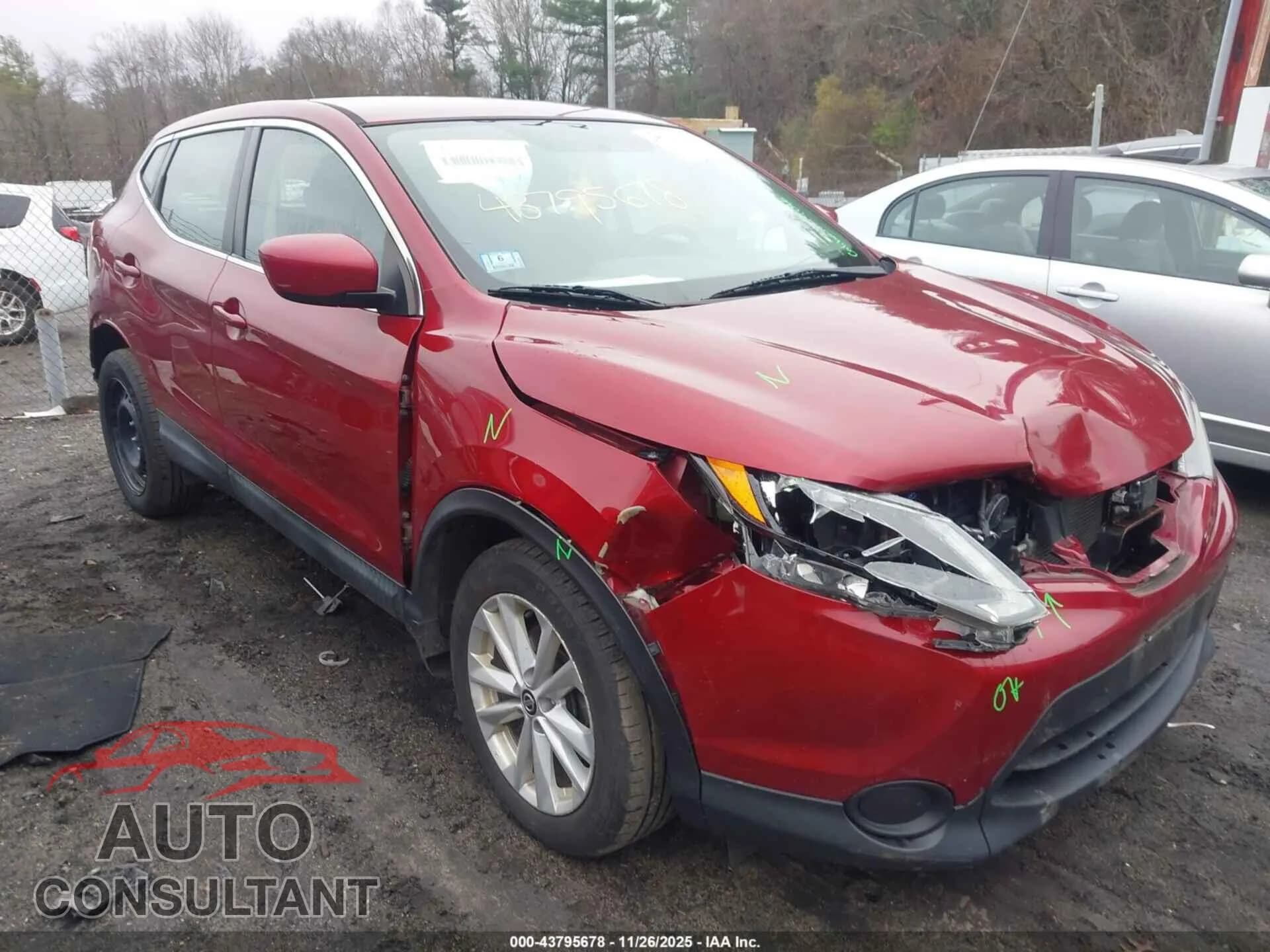 2019 NISSAN ROGUE SPORT Damaged VIN JN1BJ1CR7KW324202 – front exterior 2019 NISSAN ROGUE SPORT Damaged VIN JN1BJ1CR7KW324202 – front exterior