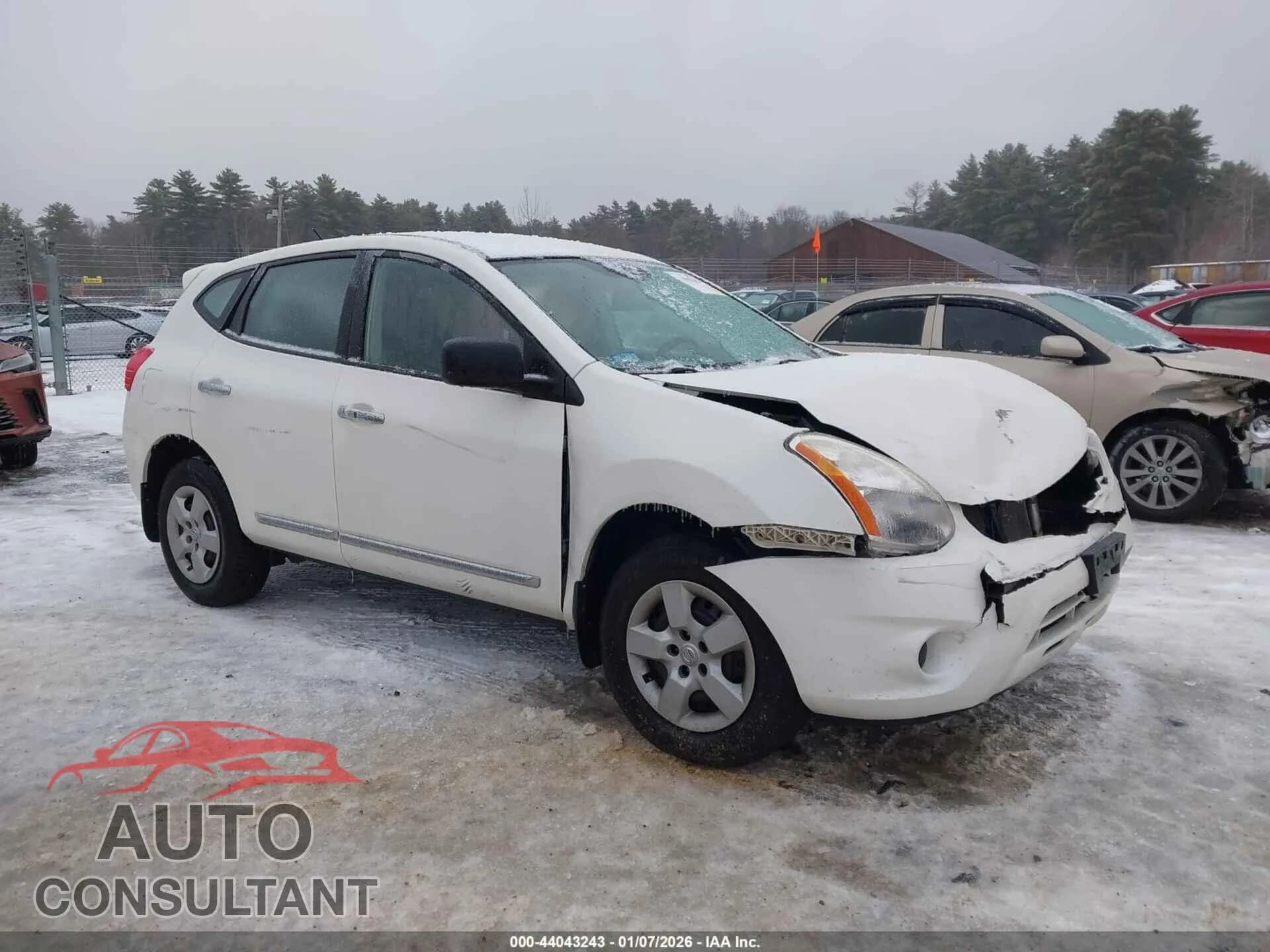 2013 NISSAN ROGUE Damaged VIN JN8AS5MV0DW637804 – front exterior 2013 NISSAN ROGUE Damaged VIN JN8AS5MV0DW637804 – front exterior