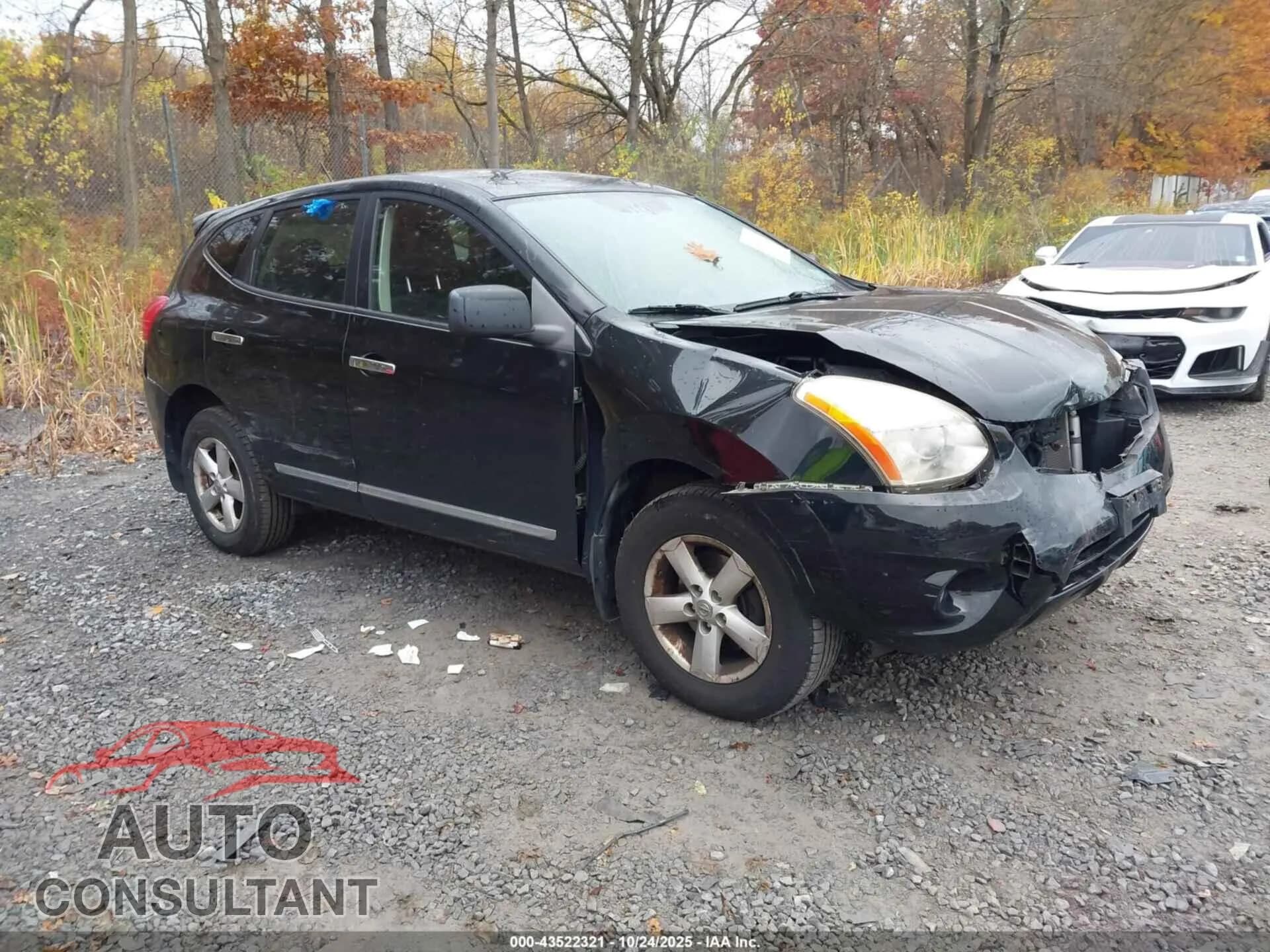 2012 NISSAN ROGUE Damaged VIN JN8AS5MV3CW373881 – front exterior 2012 NISSAN ROGUE Damaged VIN JN8AS5MV3CW373881 – front exterior