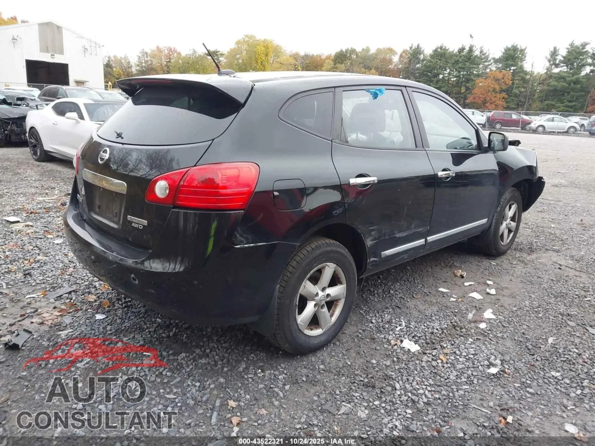 2012 NISSAN ROGUE Damaged VIN JN8AS5MV3CW373881 – dashboard 2012 NISSAN ROGUE Damaged VIN JN8AS5MV3CW373881 – dashboard