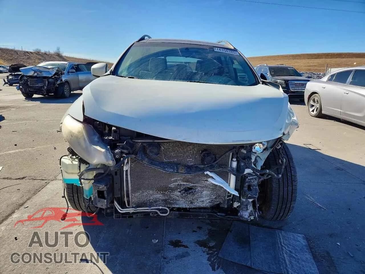 2012 NISSAN MURANO Damaged VIN JN8AZ1MW4CW226403 – interior seats 2012 NISSAN MURANO Damaged VIN JN8AZ1MW4CW226403 – interior seats