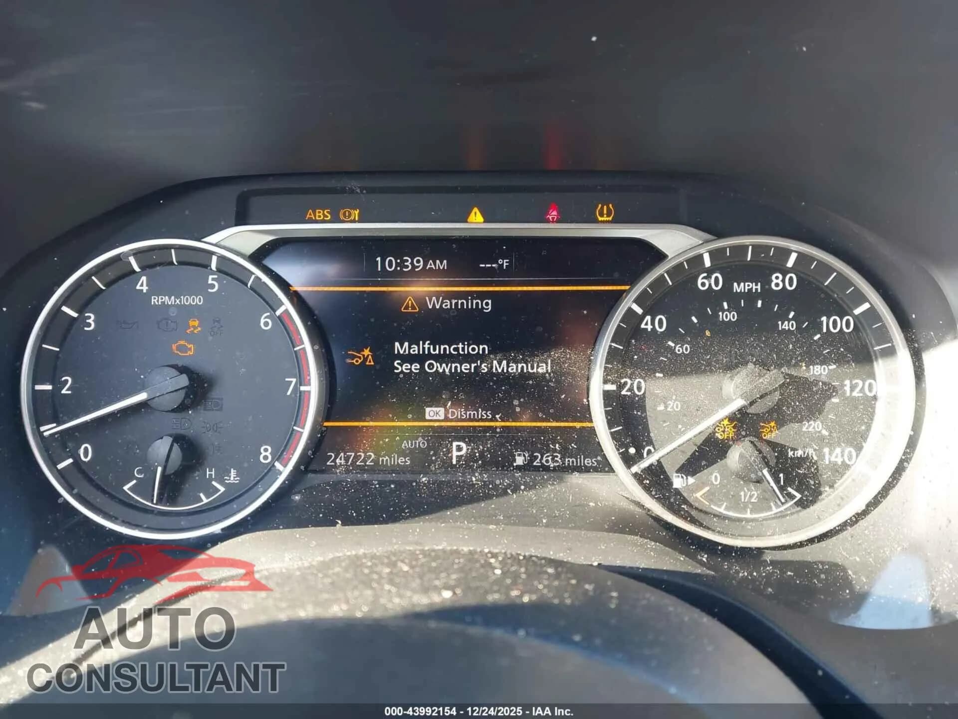 2024 NISSAN ROGUE Damaged VIN JN8BT3BB3RW443824 – exterior detail 2024 NISSAN ROGUE Damaged VIN JN8BT3BB3RW443824 – exterior detail