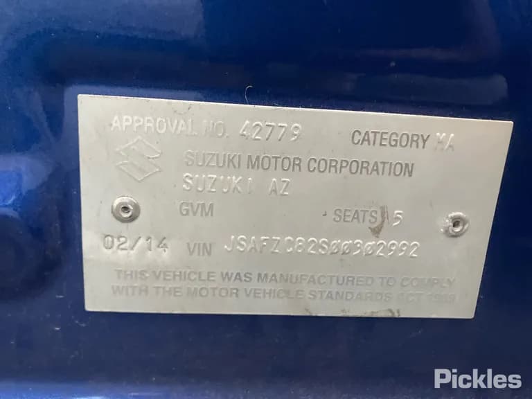 2014 Suzuki Swift Used VIN JSAFZC82S00302992 – photo 15 2014 Suzuki Swift Used VIN JSAFZC82S00302992 – photo 15