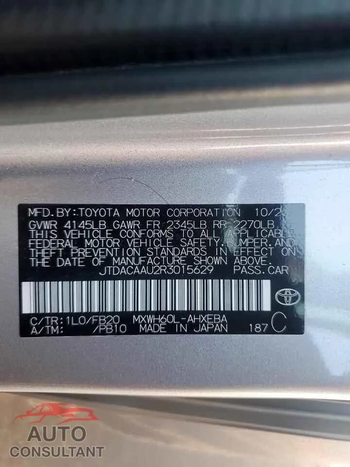 2024 TOYOTA PRIUS Damaged VIN JTDACAAU2R3015629 – photo 12 2024 TOYOTA PRIUS Damaged VIN JTDACAAU2R3015629 – photo 12