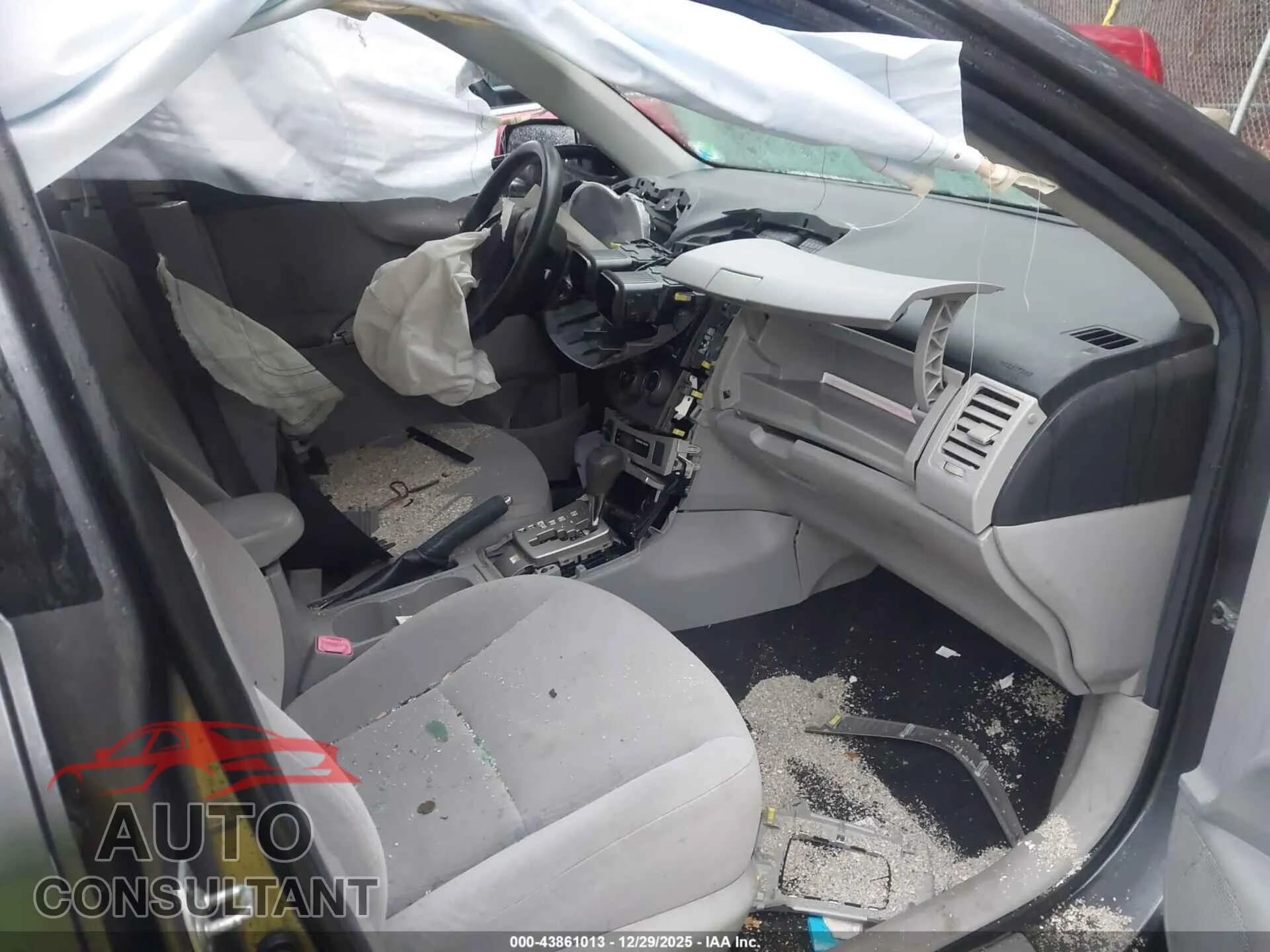 2011 TOYOTA COROLLA Damaged VIN JTDBU4EE8BJ101146 – interior seats 2011 TOYOTA COROLLA Damaged VIN JTDBU4EE8BJ101146 – interior seats
