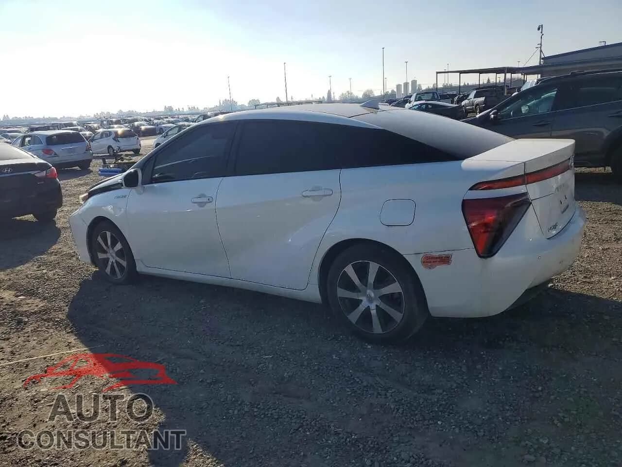 2016 TOYOTA MIRAI Damaged VIN JTDBVRBD0GA000759 – rear exterior 2016 TOYOTA MIRAI Damaged VIN JTDBVRBD0GA000759 – rear exterior