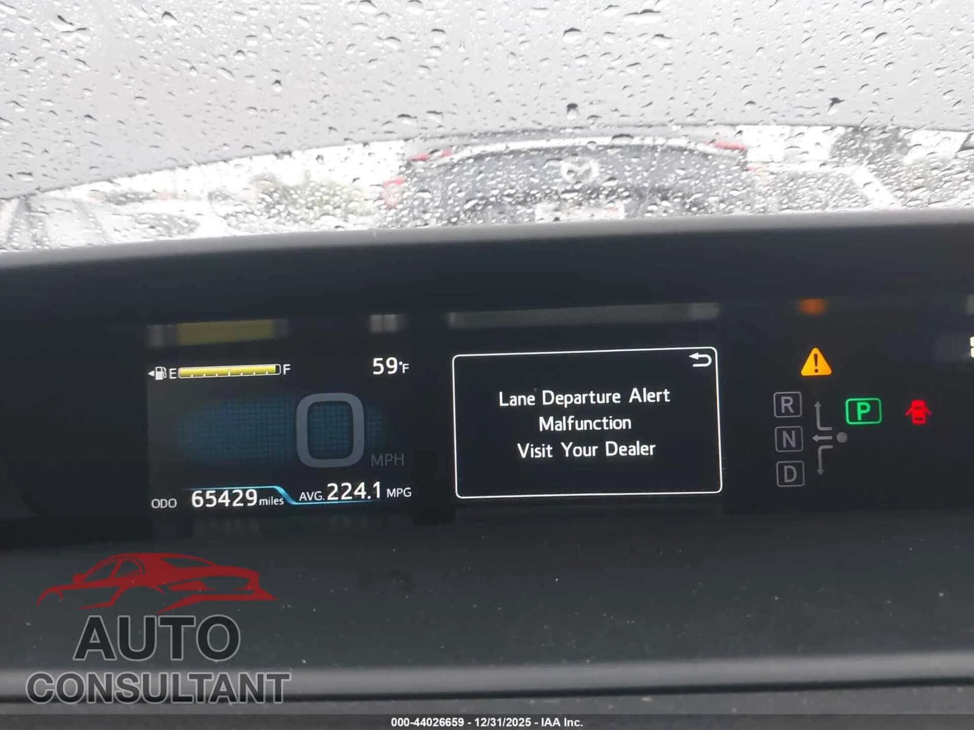 2020 TOYOTA PRIUS PRIME Damaged VIN JTDKARFP2L3154128 – exterior detail 2020 TOYOTA PRIUS PRIME Damaged VIN JTDKARFP2L3154128 – exterior detail