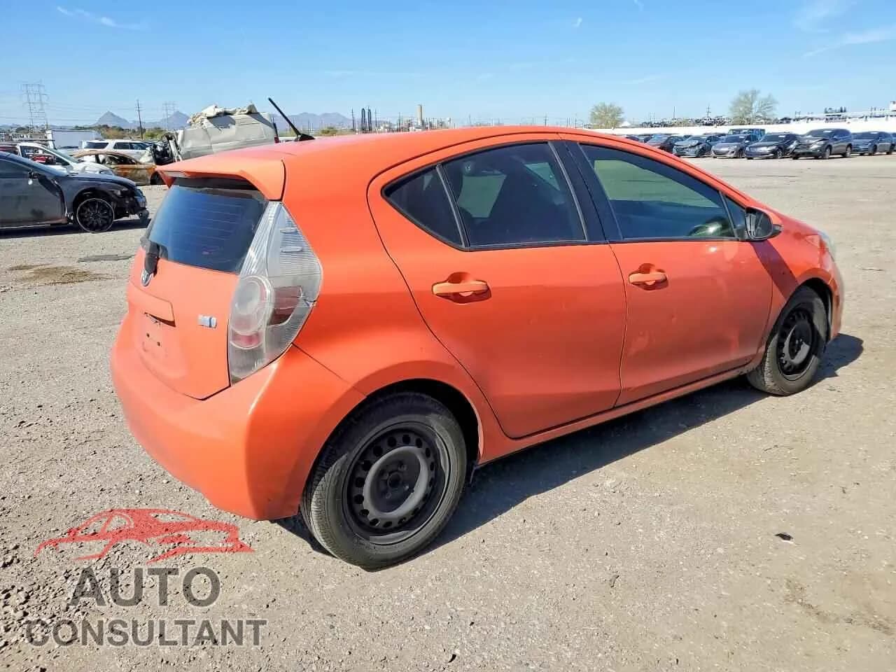 2012 TOYOTA PRIUS Damaged VIN JTDKDTB34C1007554 – side profile 2012 TOYOTA PRIUS Damaged VIN JTDKDTB34C1007554 – side profile