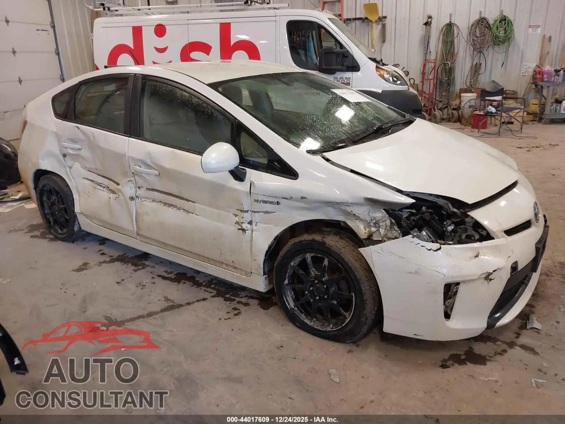 2012 TOYOTA PRIUS Damaged VIN JTDKN3DU0C1506645 – front exterior 2012 TOYOTA PRIUS Damaged VIN JTDKN3DU0C1506645 – front exterior