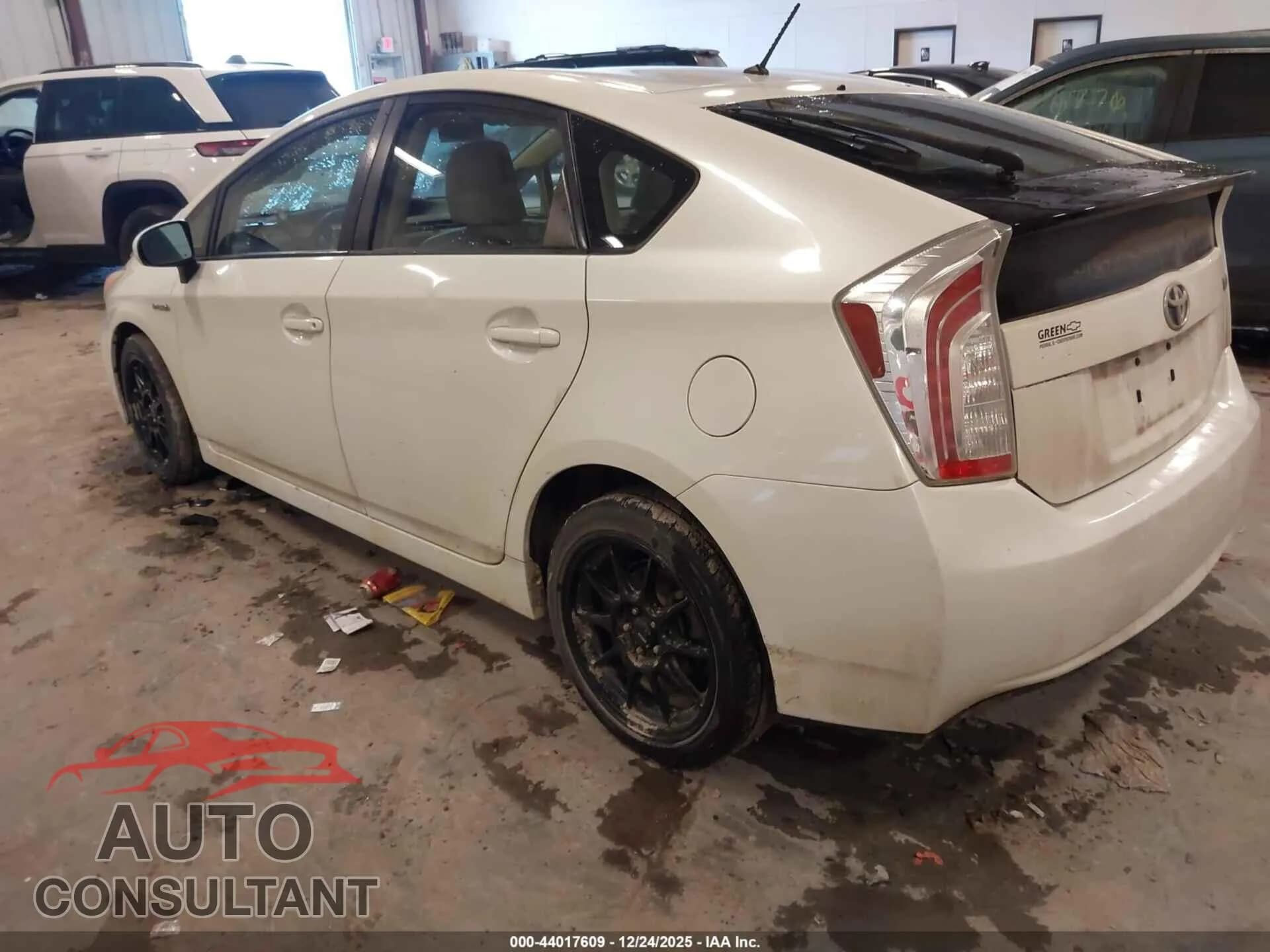 2012 TOYOTA PRIUS Damaged VIN JTDKN3DU0C1506645 – side profile 2012 TOYOTA PRIUS Damaged VIN JTDKN3DU0C1506645 – side profile