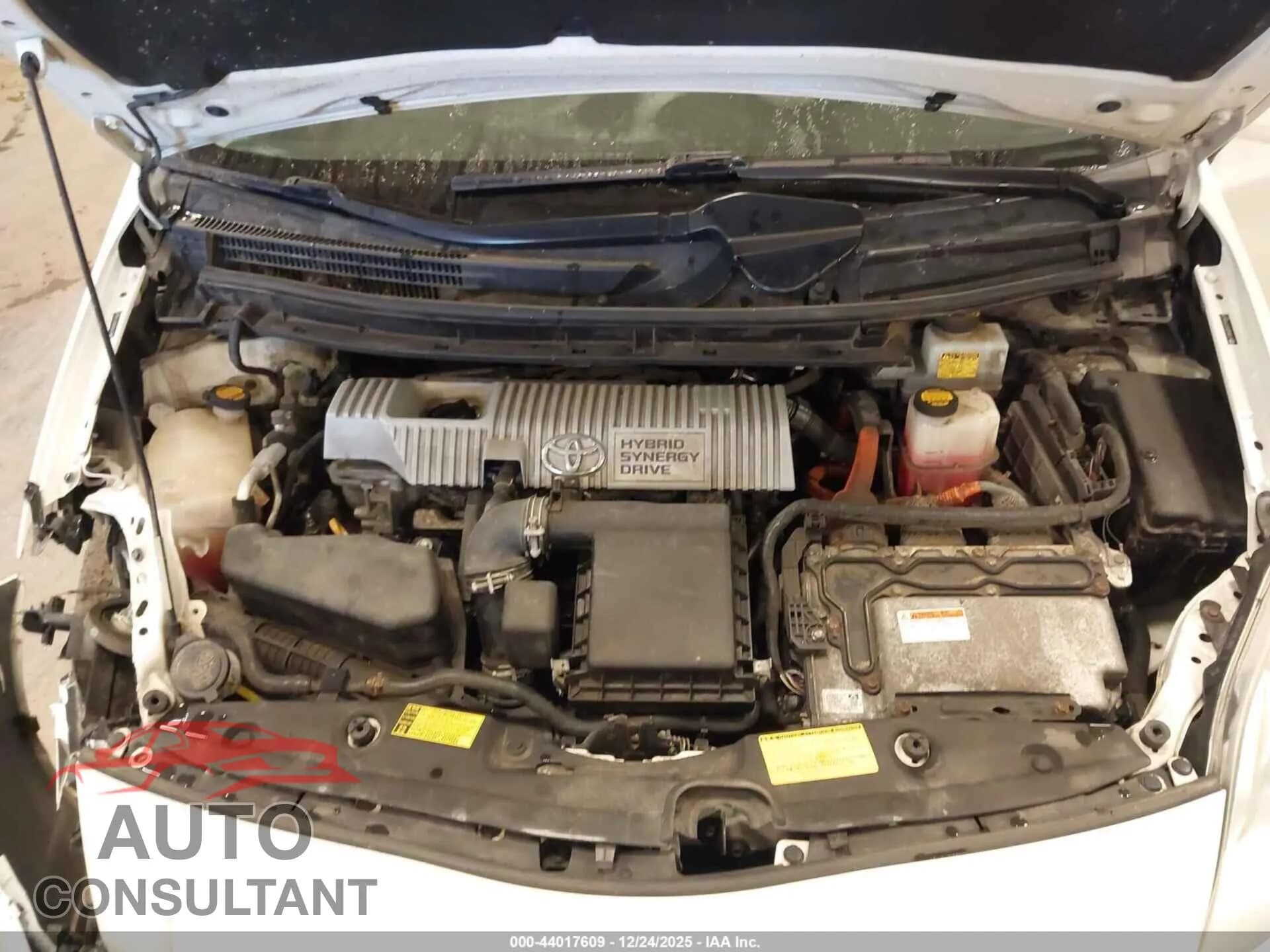 2012 TOYOTA PRIUS Damaged VIN JTDKN3DU0C1506645 – odometer reading 2012 TOYOTA PRIUS Damaged VIN JTDKN3DU0C1506645 – odometer reading