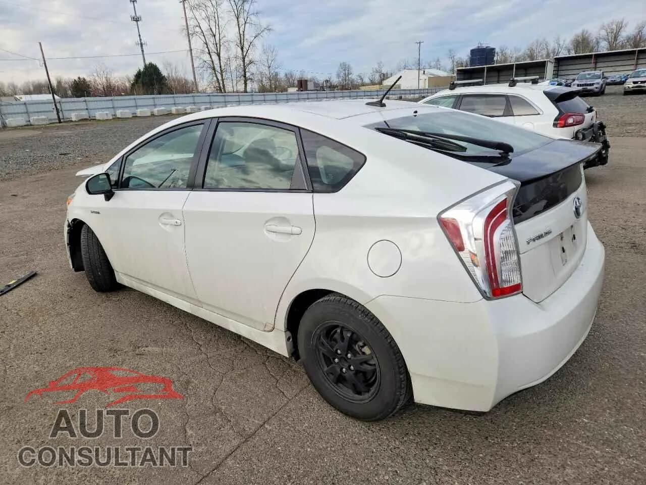 2012 TOYOTA PRIUS Damaged VIN JTDKN3DU0C5455740 – rear exterior 2012 TOYOTA PRIUS Damaged VIN JTDKN3DU0C5455740 – rear exterior