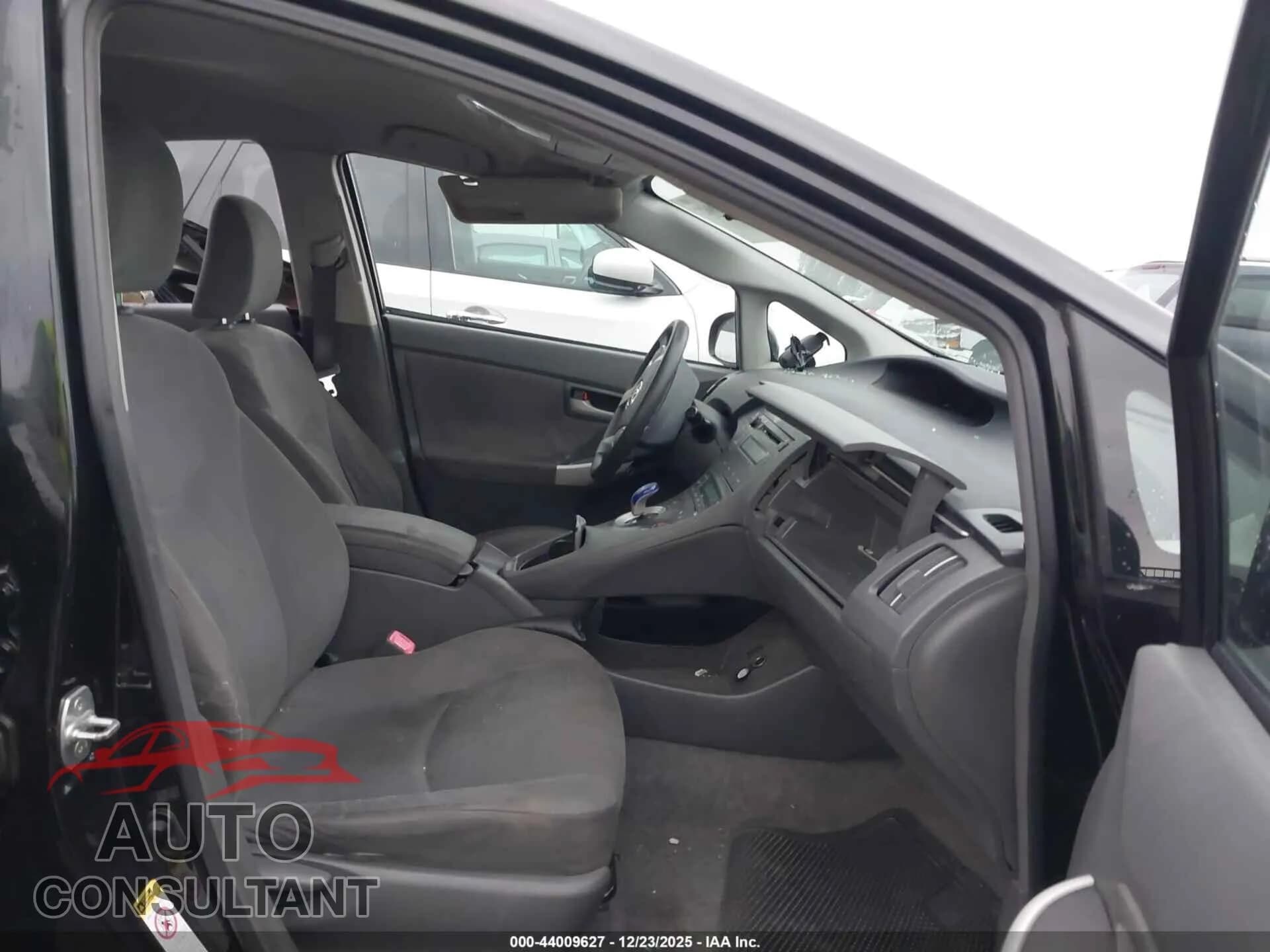2010 TOYOTA PRIUS Damaged VIN JTDKN3DU2A0029977 – interior seats 2010 TOYOTA PRIUS Damaged VIN JTDKN3DU2A0029977 – interior seats