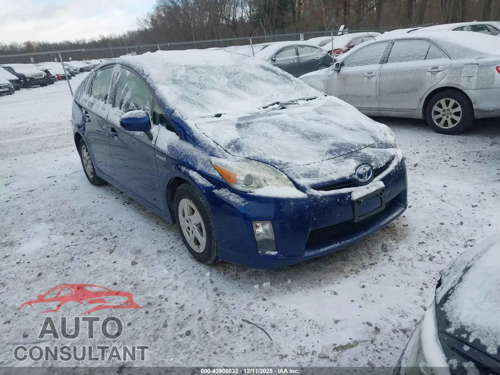 2010 TOYOTA PRIUS Damaged VIN JTDKN3DU2A0151254 – front exterior 2010 TOYOTA PRIUS Damaged VIN JTDKN3DU2A0151254 – front exterior
