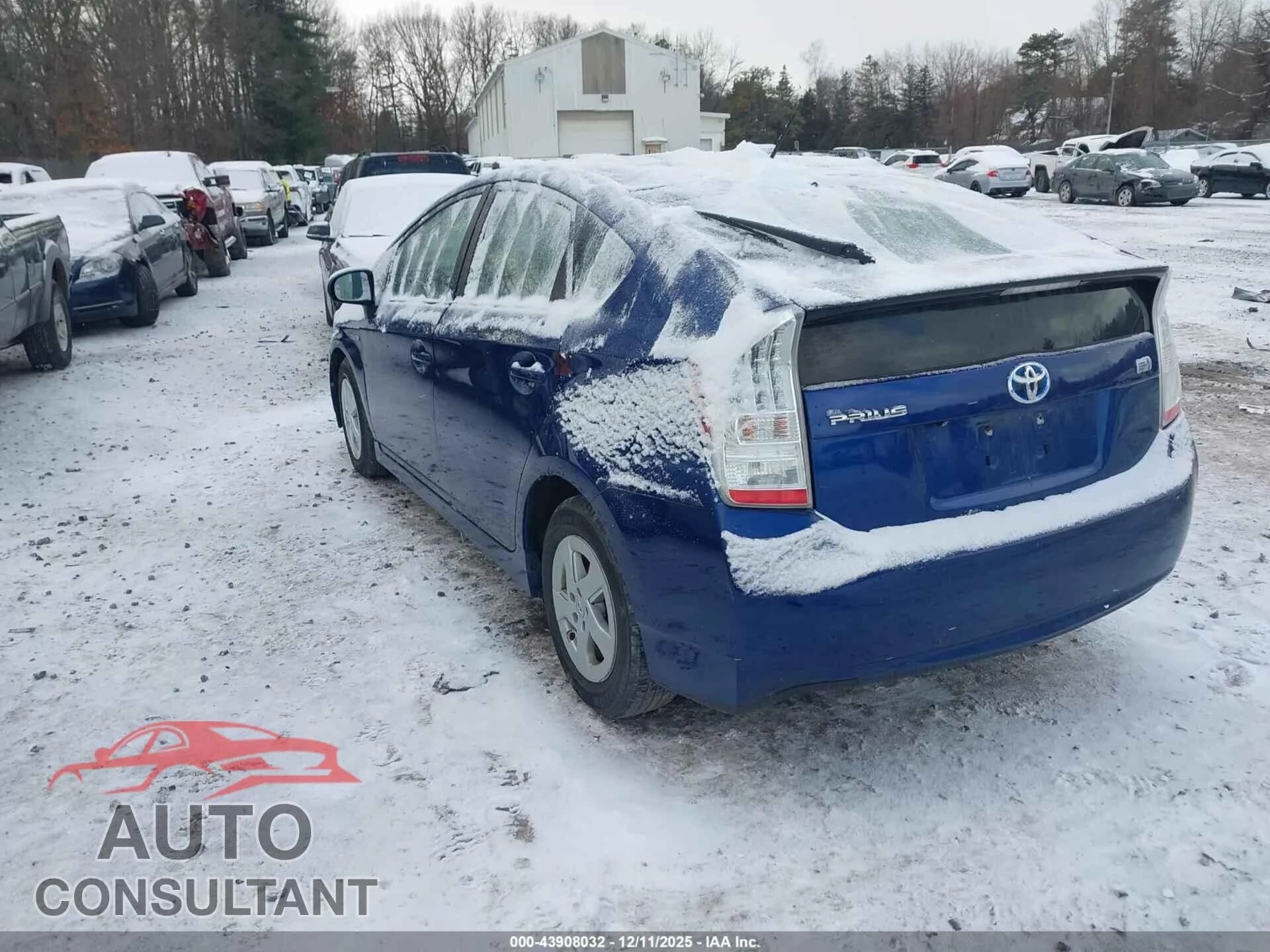 2010 TOYOTA PRIUS Damaged VIN JTDKN3DU2A0151254 – side profile 2010 TOYOTA PRIUS Damaged VIN JTDKN3DU2A0151254 – side profile