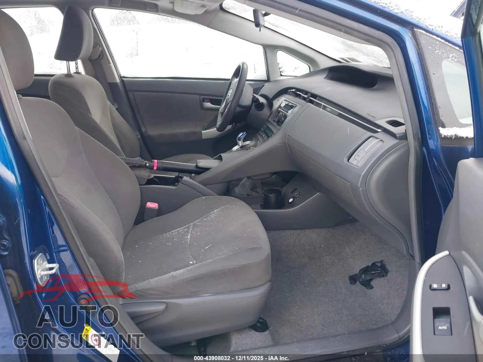 2010 TOYOTA PRIUS Damaged VIN JTDKN3DU2A0151254 – interior seats 2010 TOYOTA PRIUS Damaged VIN JTDKN3DU2A0151254 – interior seats