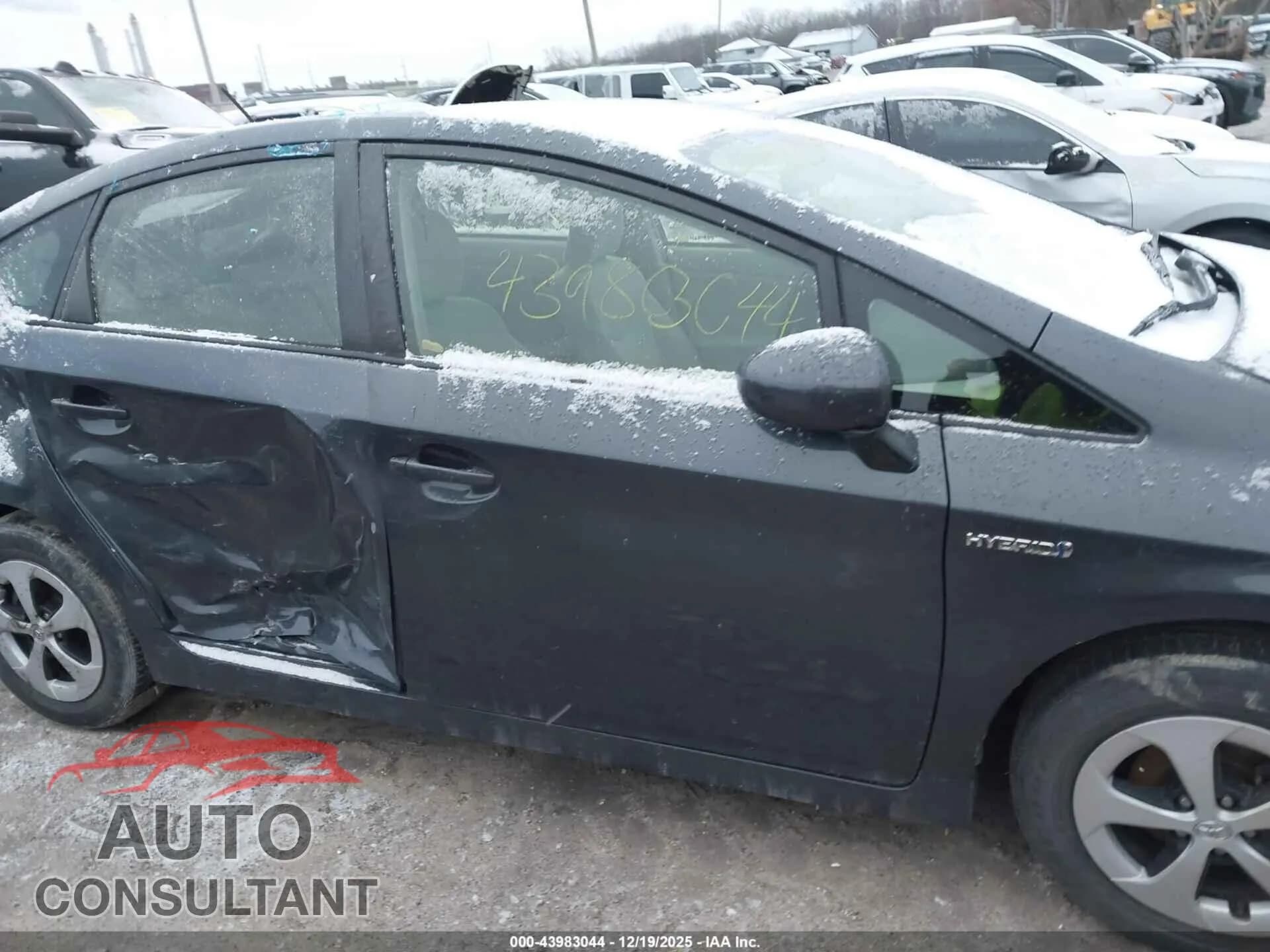 2013 TOYOTA PRIUS Damaged VIN JTDKN3DU8D5617955 – photo 13 2013 TOYOTA PRIUS Damaged VIN JTDKN3DU8D5617955 – photo 13