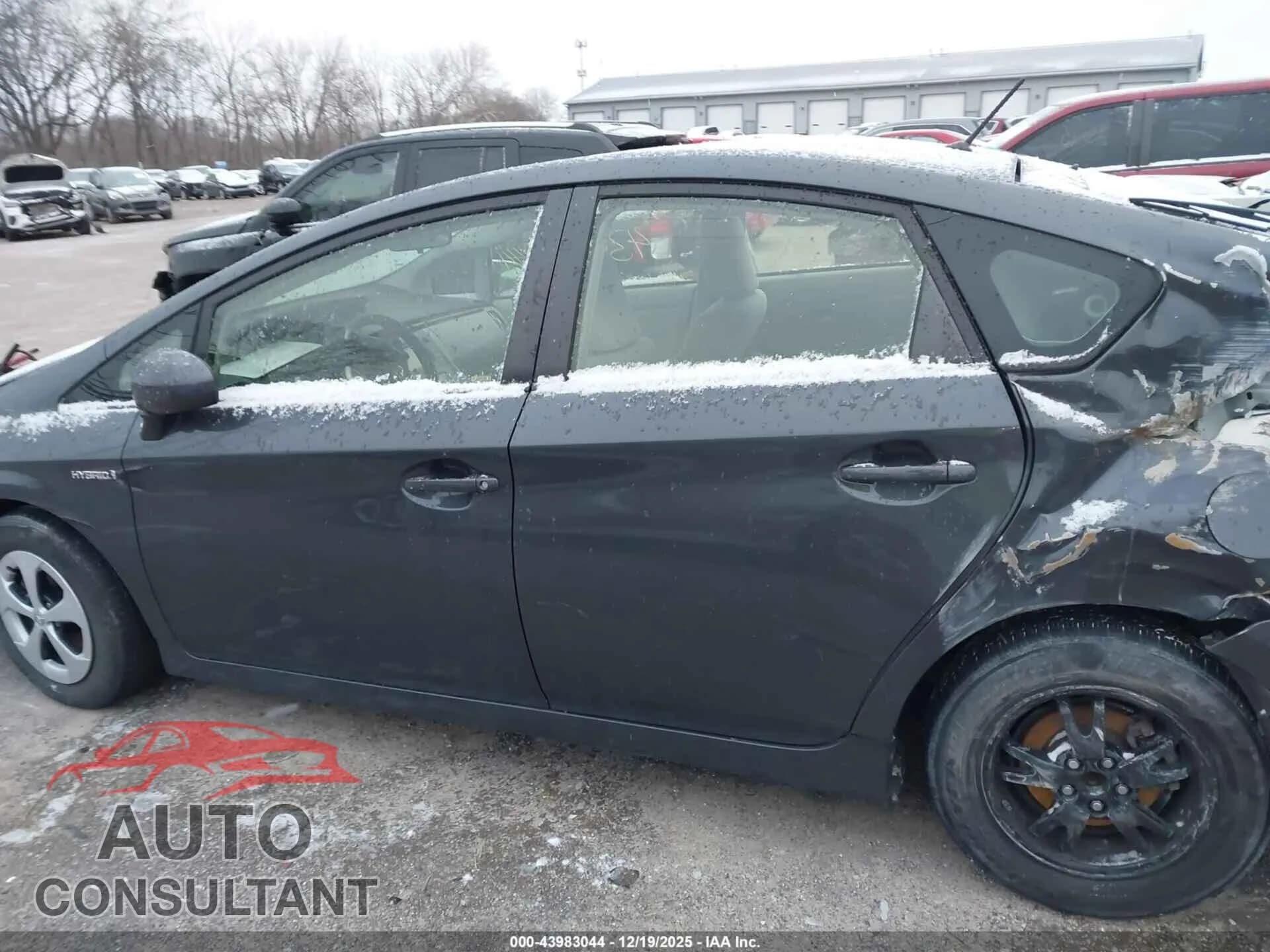 2013 TOYOTA PRIUS Damaged VIN JTDKN3DU8D5617955 – photo 14 2013 TOYOTA PRIUS Damaged VIN JTDKN3DU8D5617955 – photo 14