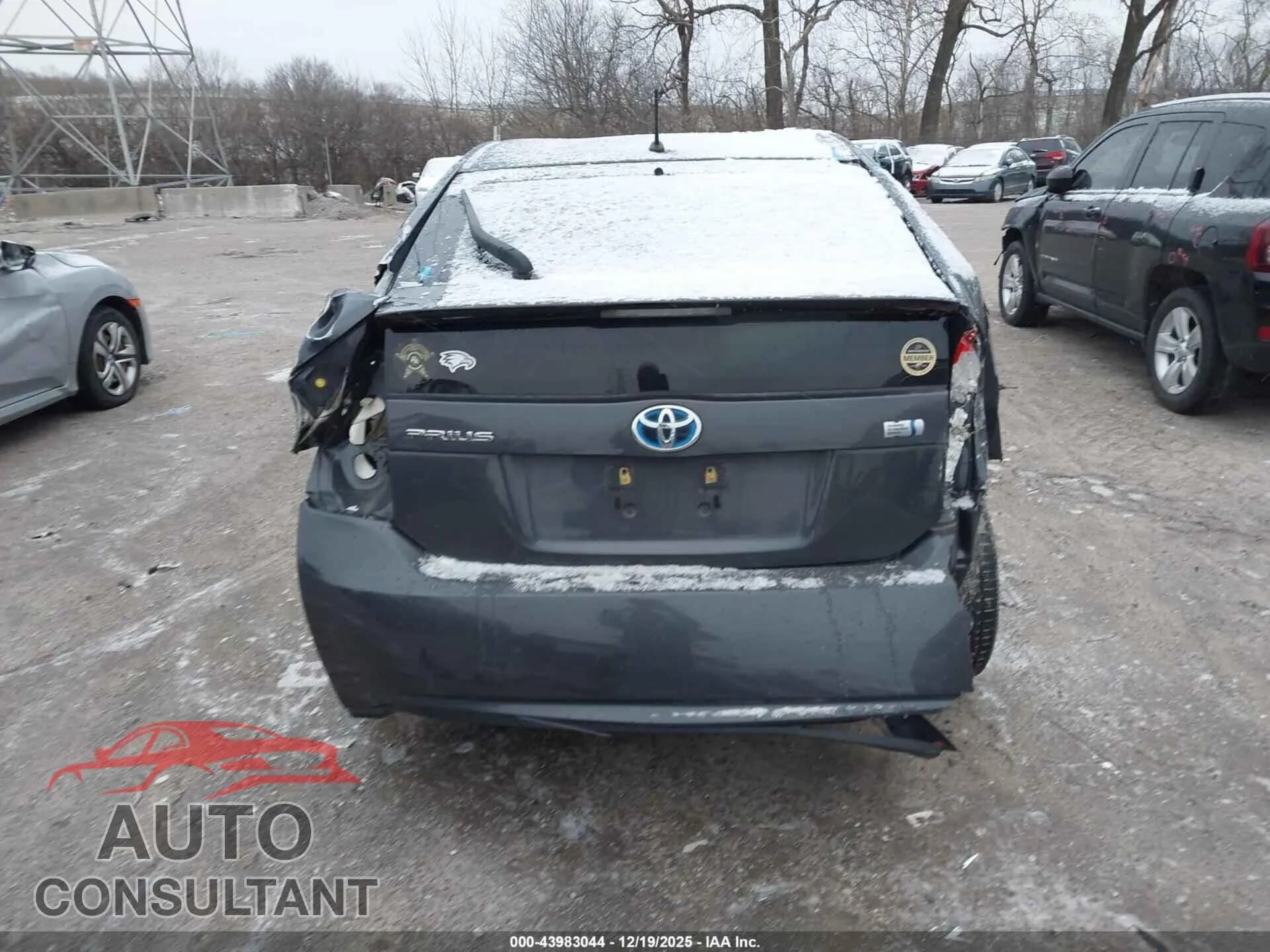 2013 TOYOTA PRIUS Damaged VIN JTDKN3DU8D5617955 – photo 16 2013 TOYOTA PRIUS Damaged VIN JTDKN3DU8D5617955 – photo 16