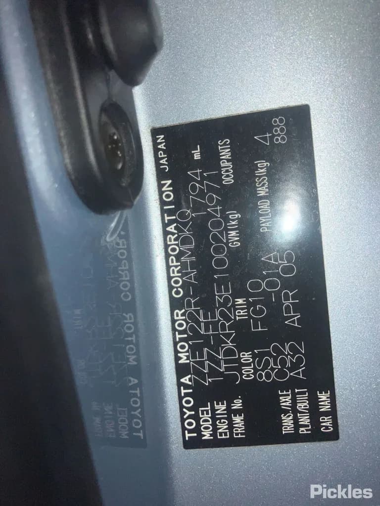 2005 Toyota Corolla Used VIN JTDKR23E100204971 – photo 11 2005 Toyota Corolla Used VIN JTDKR23E100204971 – photo 11