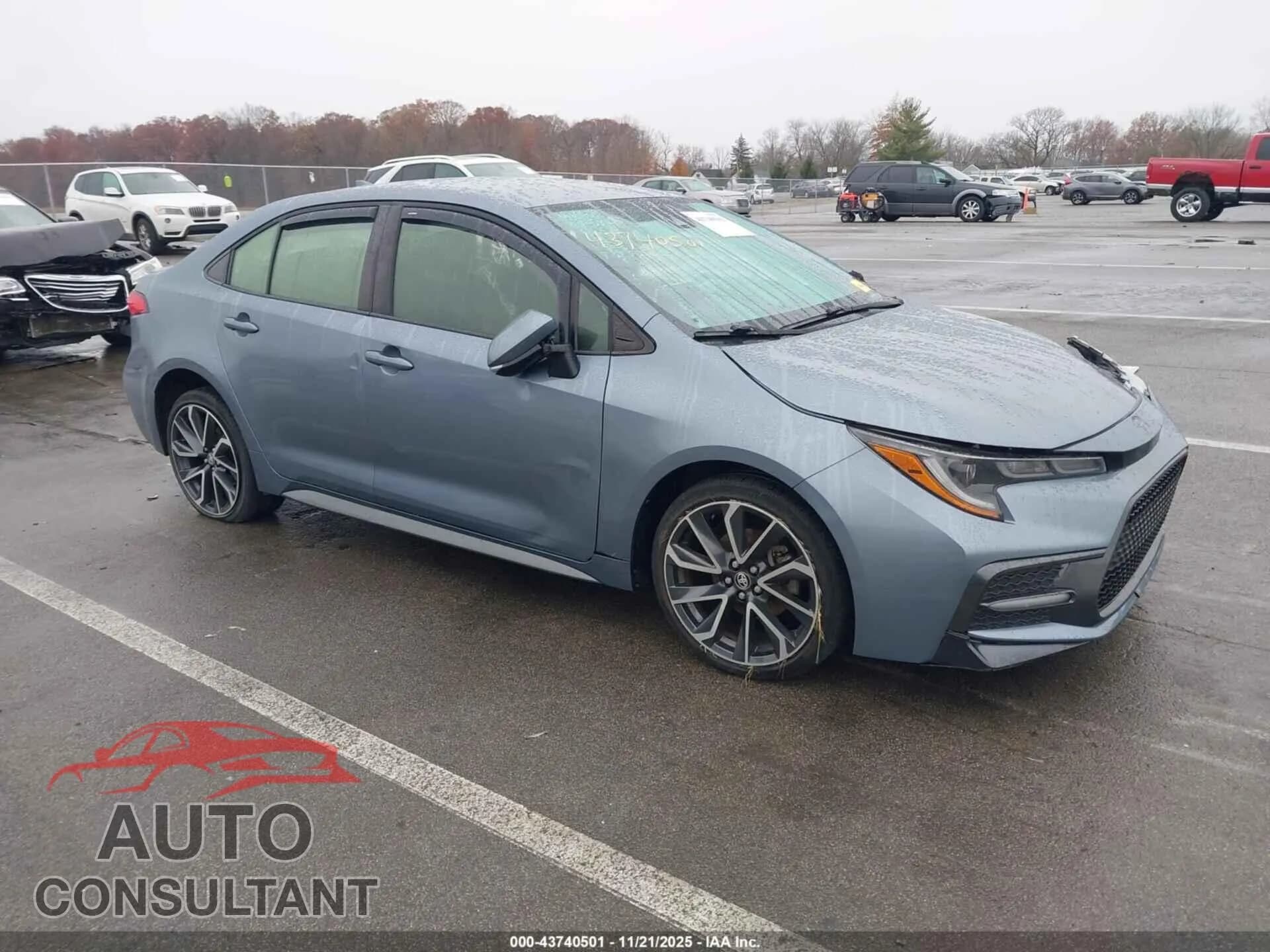 2021 TOYOTA COROLLA Damaged VIN JTDS4MCEXMJ075767 – front exterior 2021 TOYOTA COROLLA Damaged VIN JTDS4MCEXMJ075767 – front exterior